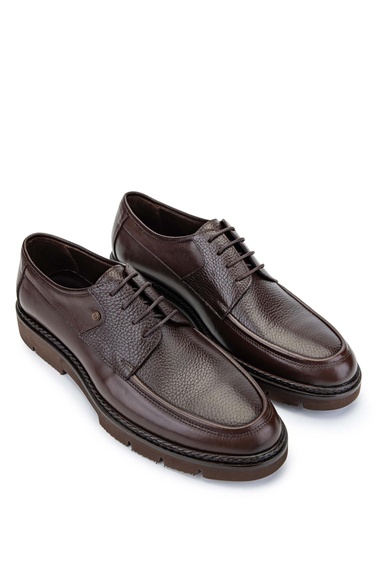  Tamer Tanca Erkek Hakiki Deri Kahverengi Casual Ayakkabı