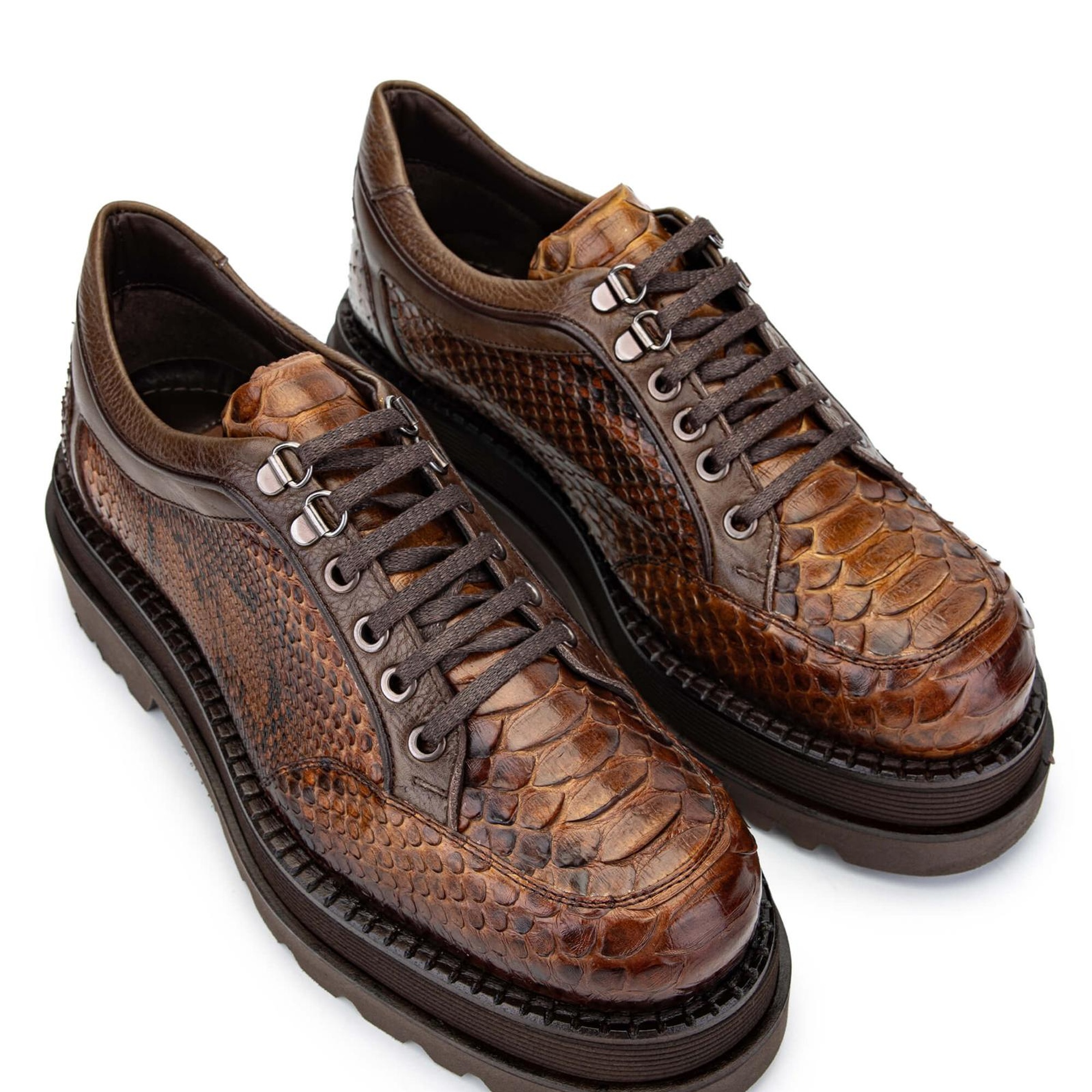 Tamer Tanca Erkek Hakiki Deri Kahverengi Casual Ayakkabı