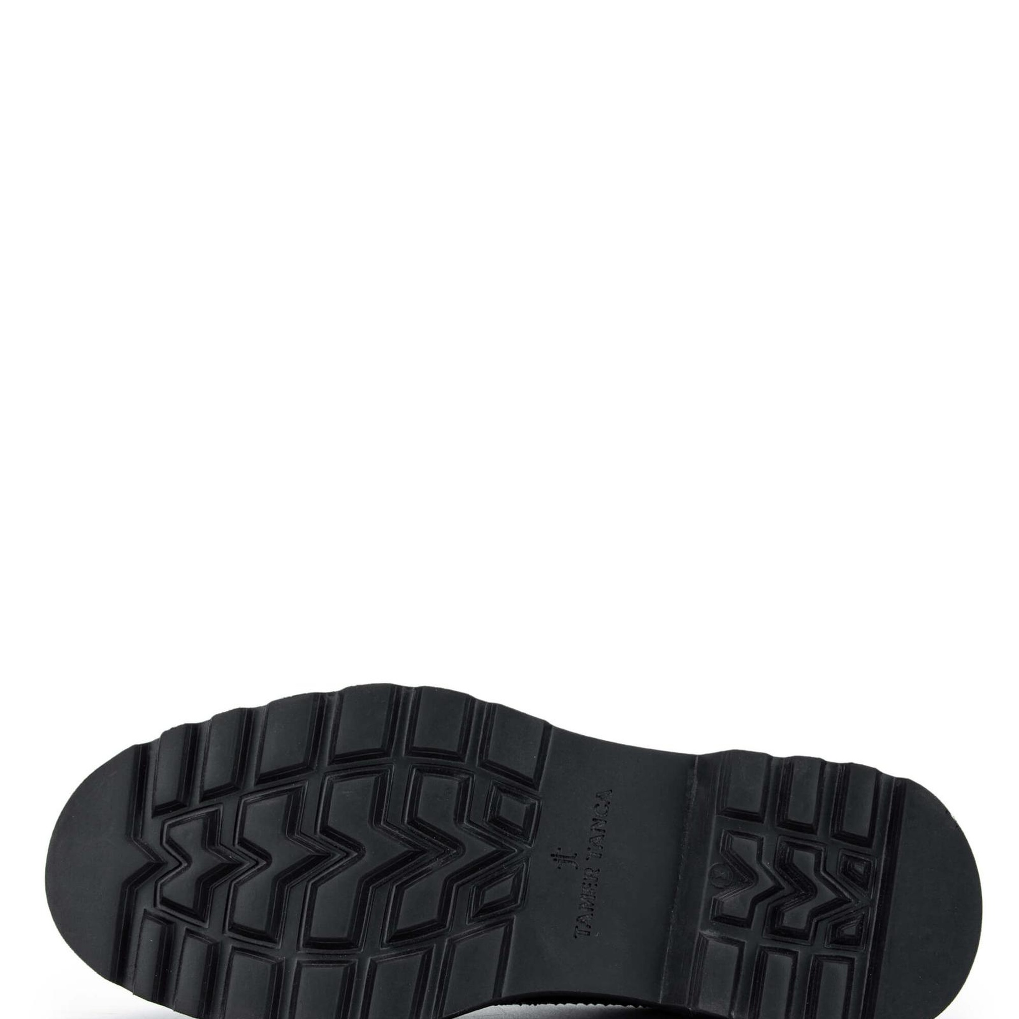 Tamer Tanca Erkek Hakiki Deri Siyah Casual Ayakkabı