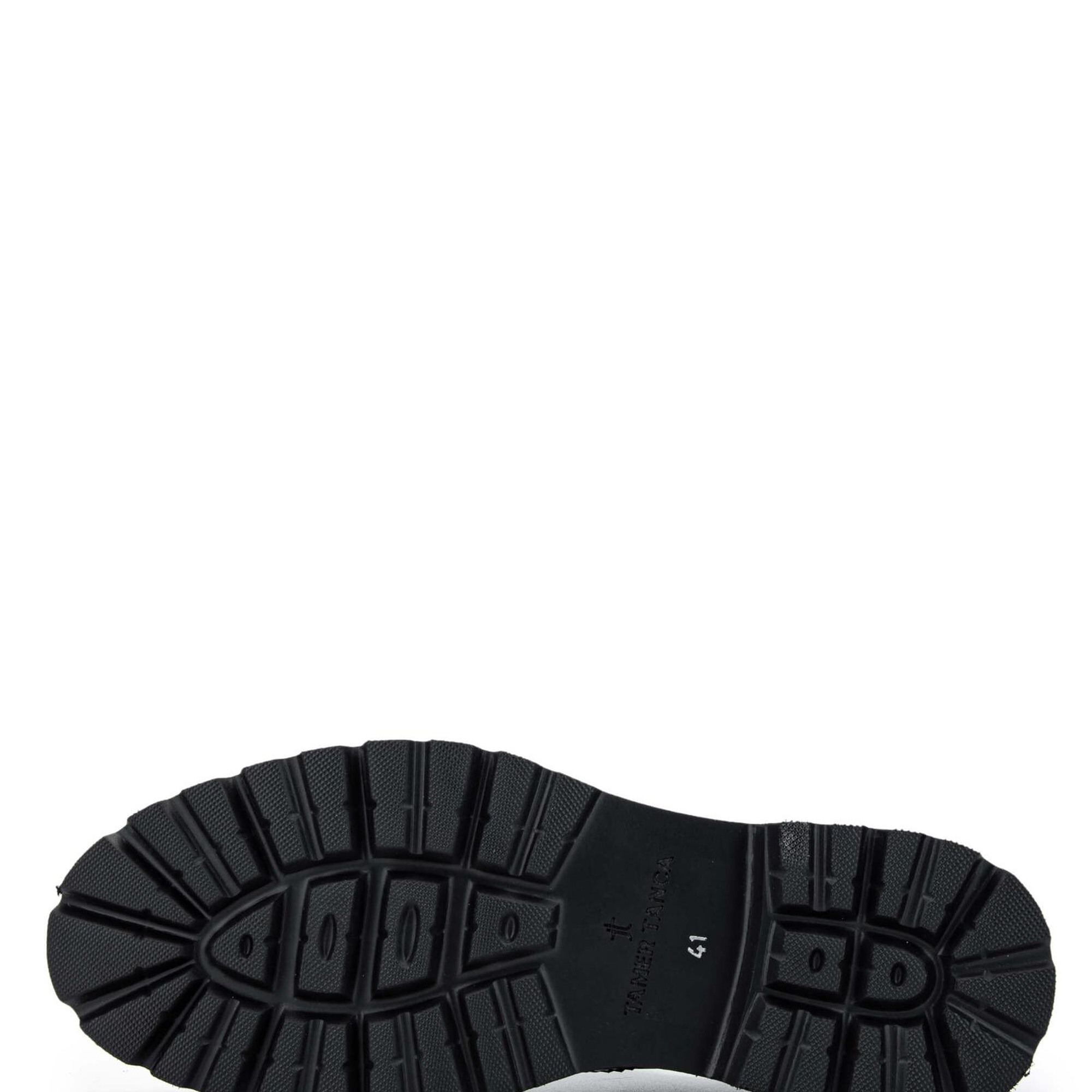 Tamer Tanca Erkek Hakiki Deri Siyah Casual Ayakkabı