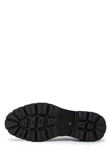  Tamer Tanca Erkek Hakiki Deri Siyah Casual Ayakkabı