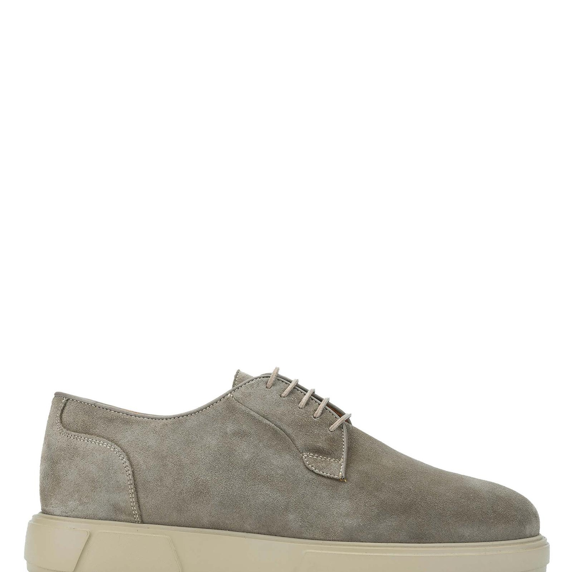 Tamer Tanca Erkek Hakiki Deri Bej Süet Casual Ayakkabı