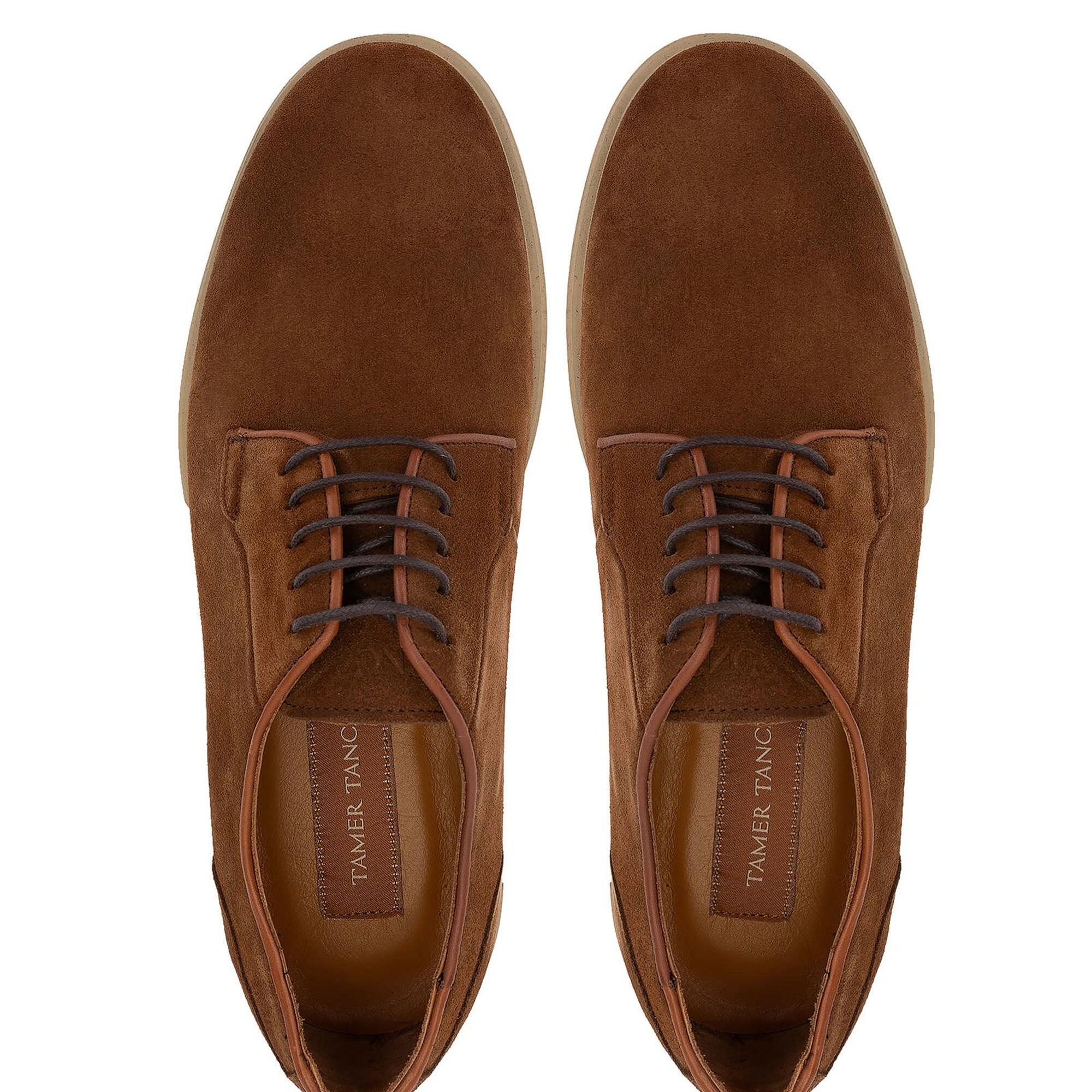 Tamer Tanca Erkek Hakiki Deri Tarçın Casual Ayakkabı