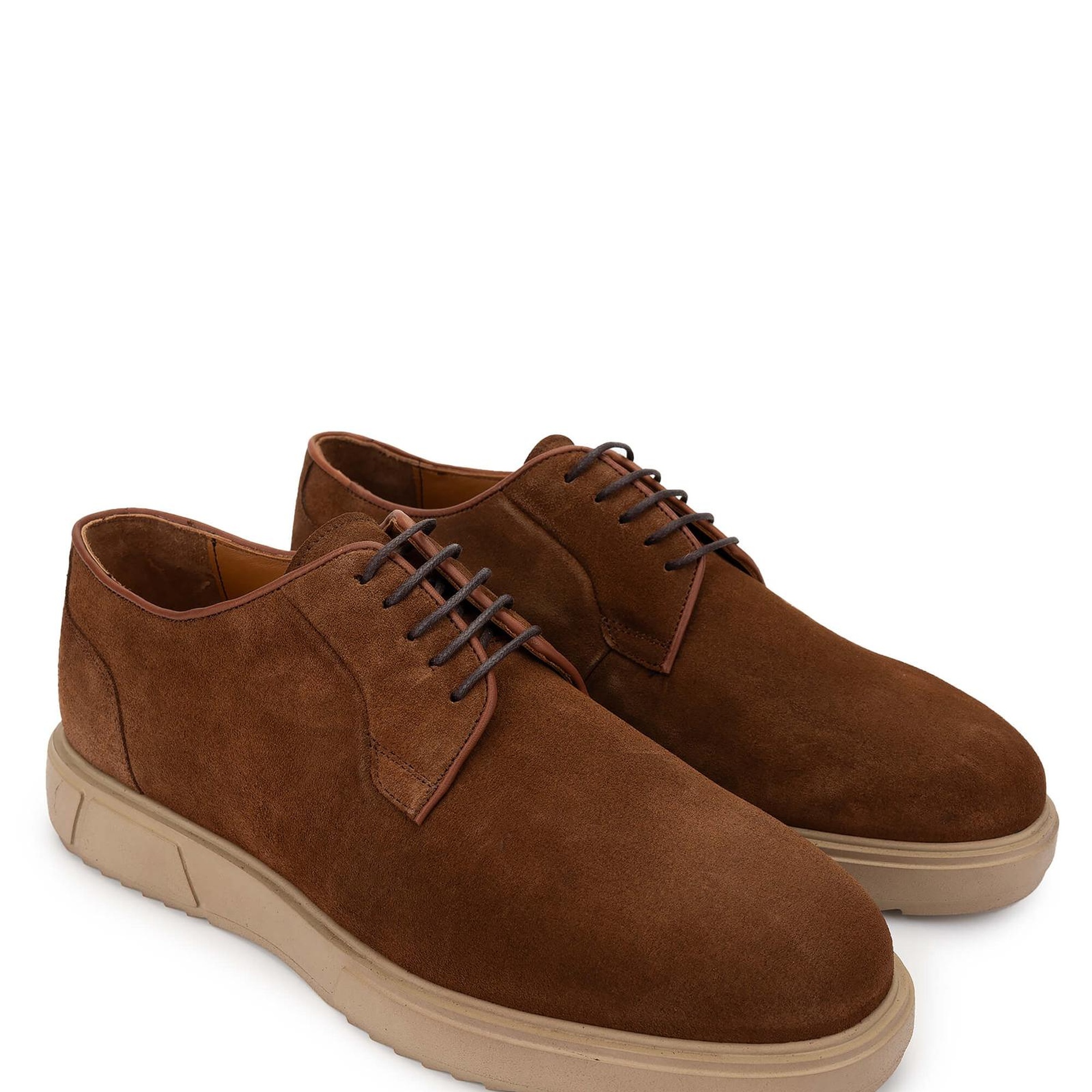 Tamer Tanca Erkek Hakiki Deri Tarçın Casual Ayakkabı