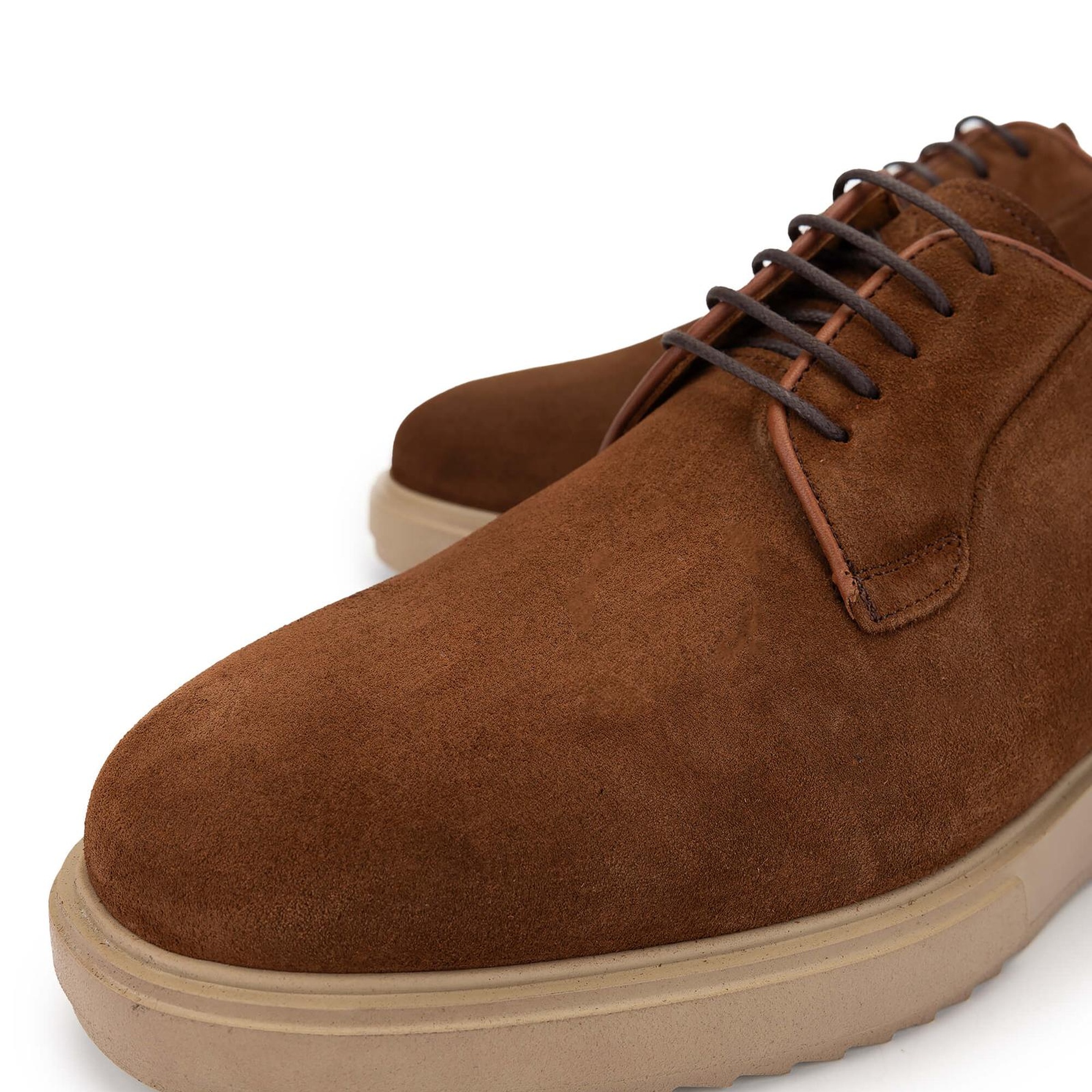 Tamer Tanca Erkek Hakiki Deri Tarçın Casual Ayakkabı