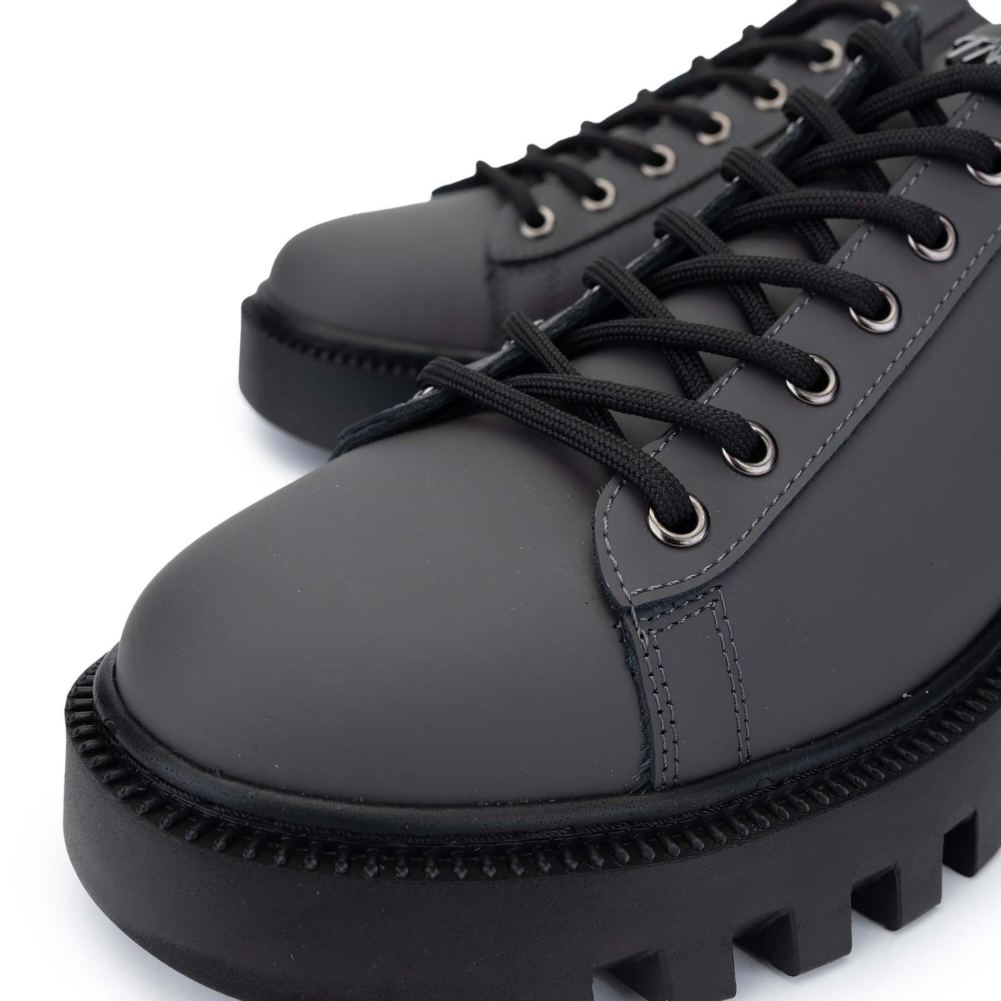 Tamer Tanca Erkek Hakiki Deri Gri Casual Ayakkabı