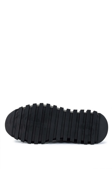  Tamer Tanca Erkek Hakiki Deri Siyah Casual Ayakkabı