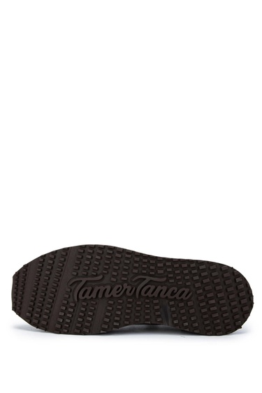  Tamer Tanca Erkek Hakiki Deri Kahverengi Sneakers & Spor Ayakkabı