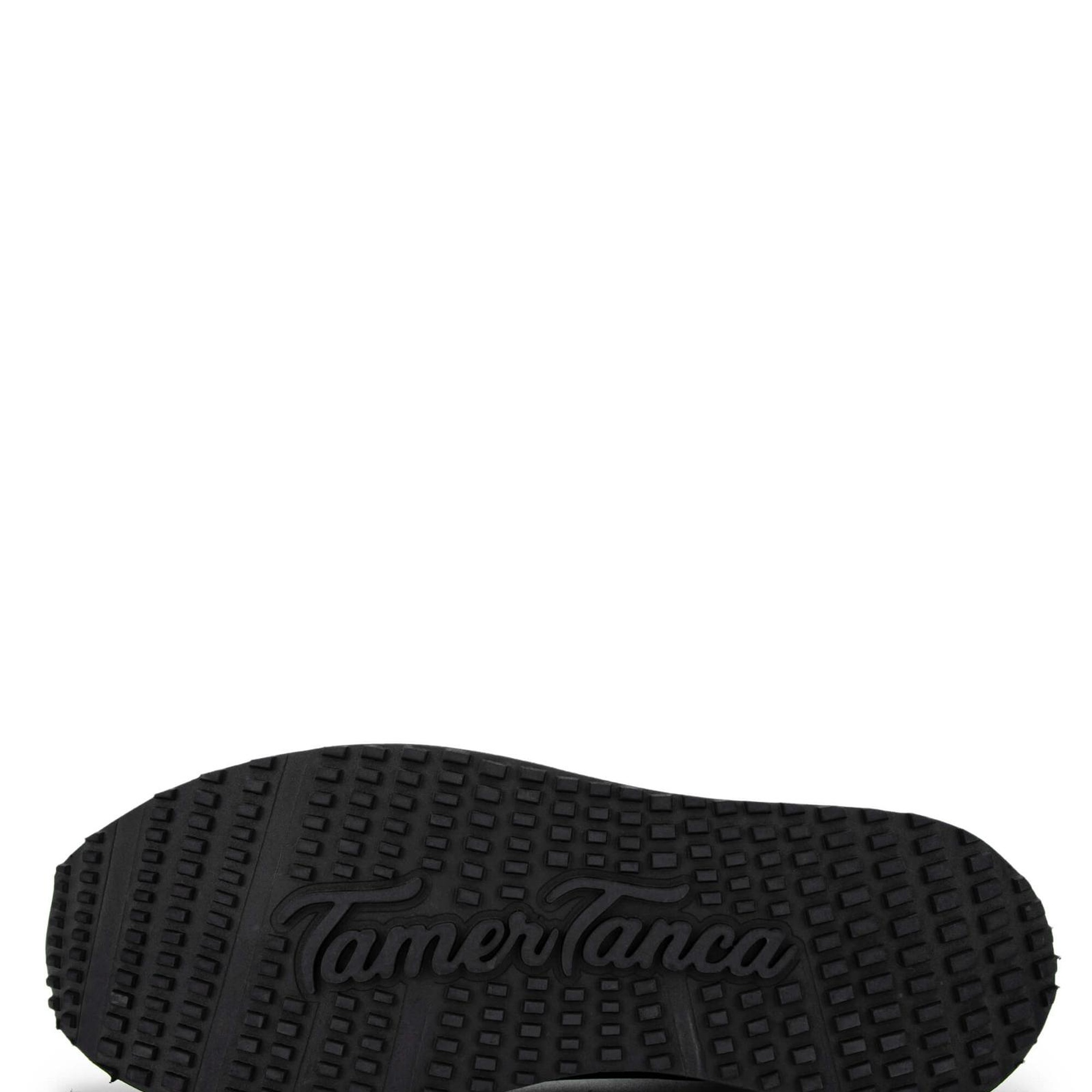 Tamer Tanca Erkek Hakiki Deri Siyah Sneakers & Spor Ayakkabı