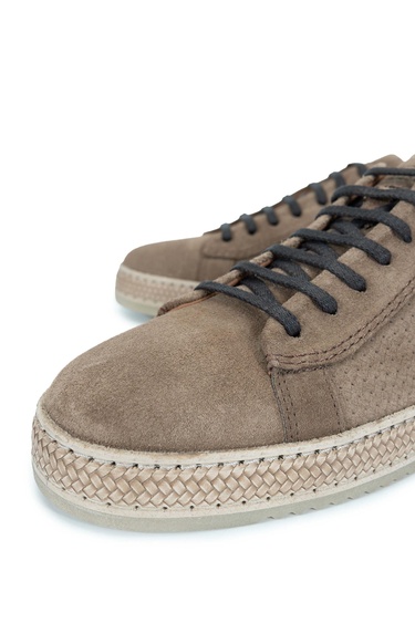  Tamer Tanca Erkek Hakiki Deri Tütün Süet Casual Ayakkabı