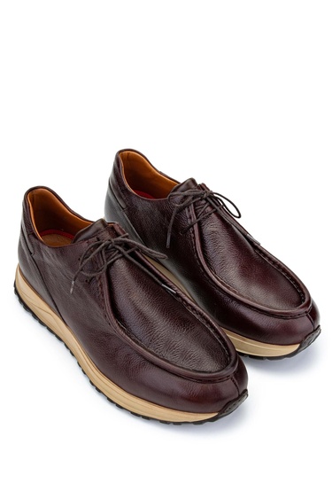  Tamer Tanca Erkek Hakiki Deri Kahverengi Casual Ayakkabı