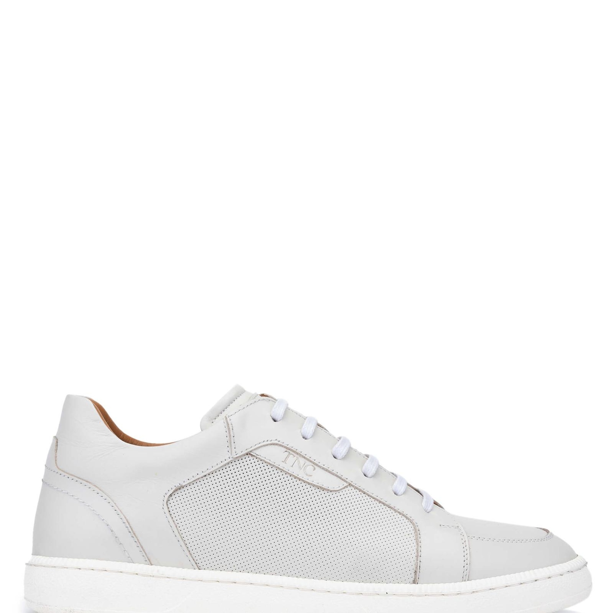 Tamer Tanca Erkek Hakiki Deri Bej Casual Ayakkabı