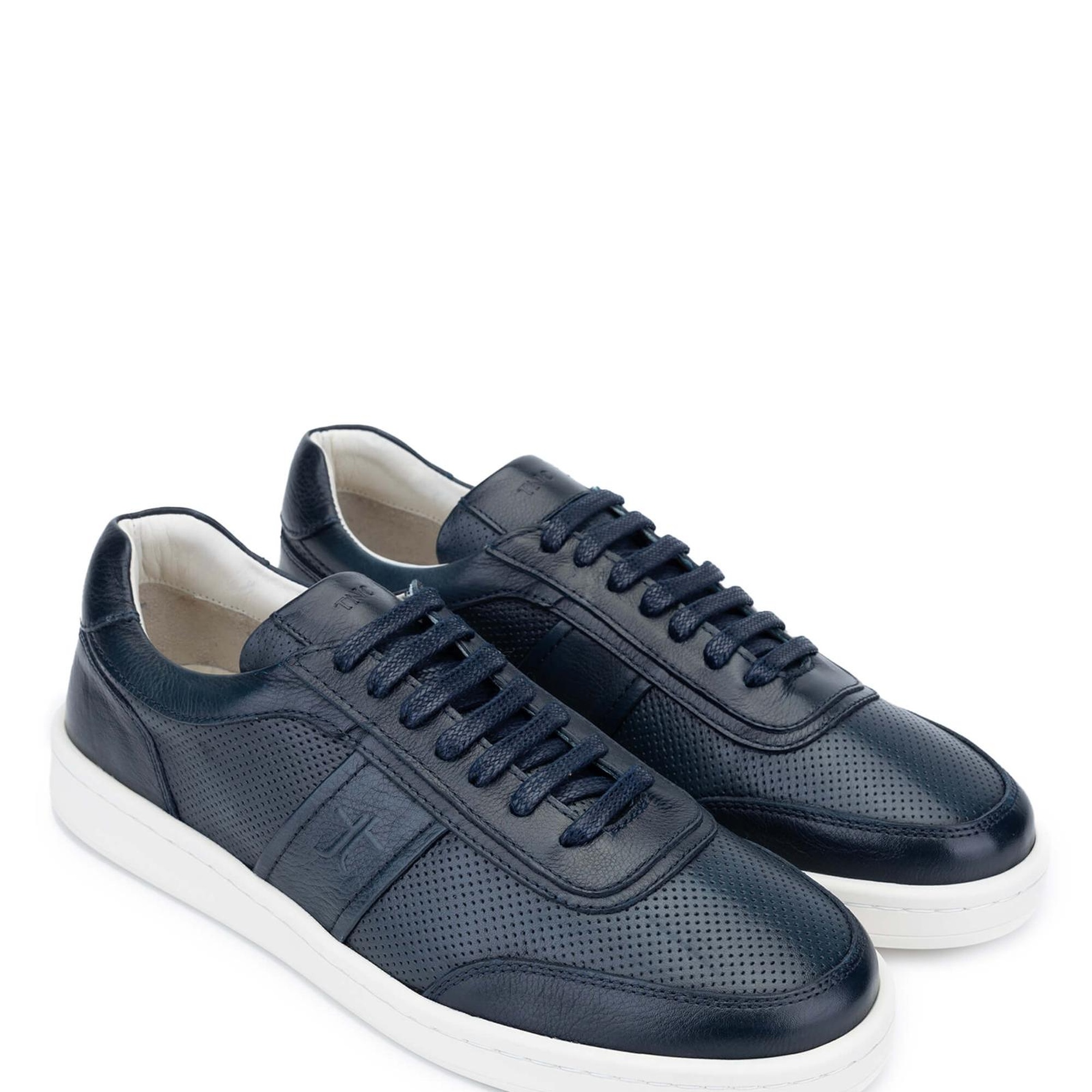 Tamer Tanca Erkek Hakiki Deri Lacivert Casual Ayakkabı