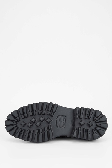  Tamer Tanca Erkek Hakiki Deri Siyah Süet Casual Ayakkabı