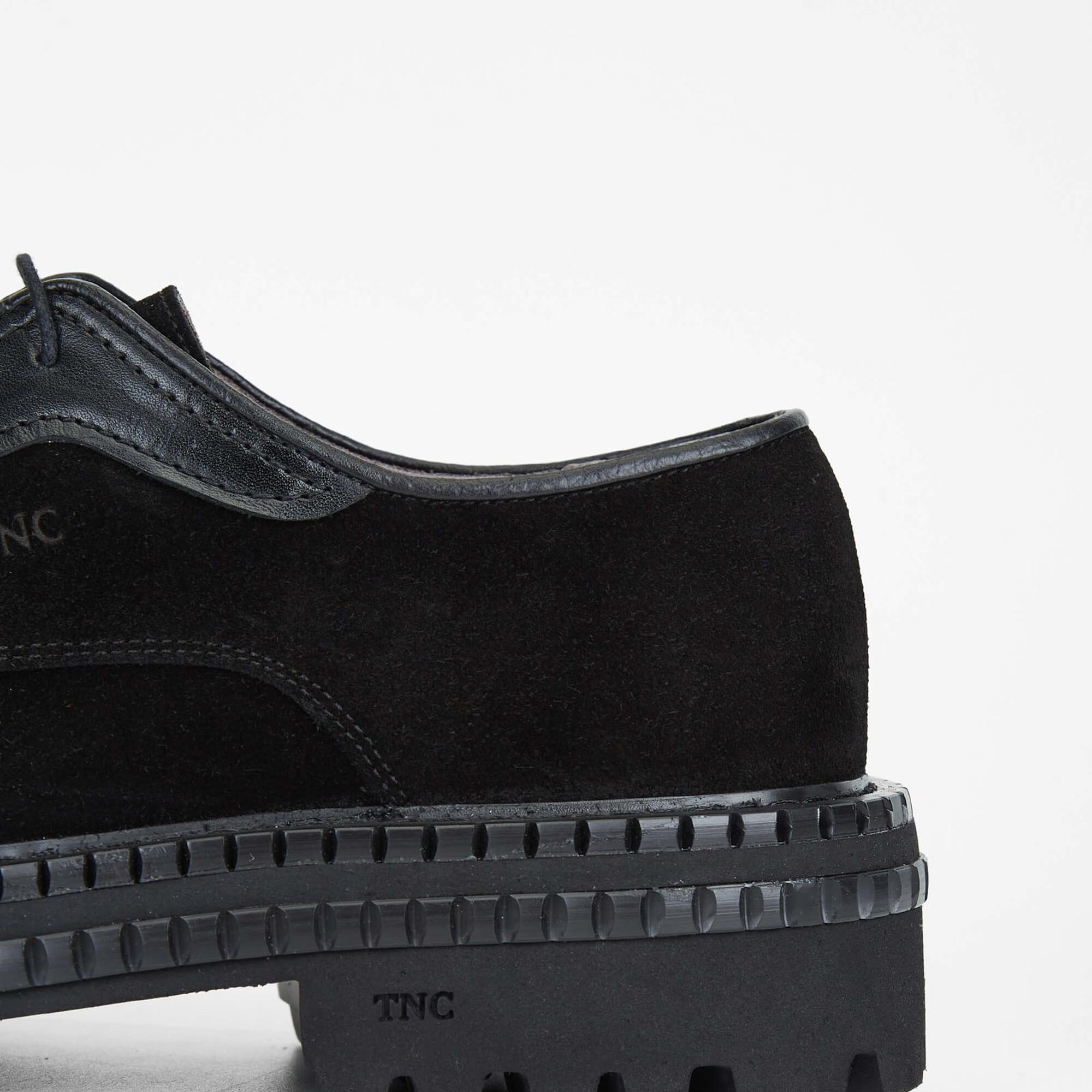 Tamer Tanca Erkek Hakiki Deri Siyah Süet Casual Ayakkabı