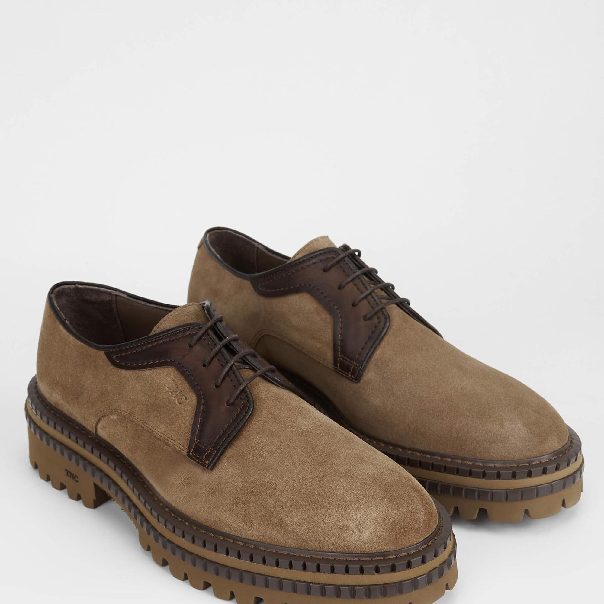 Tamer Tanca Erkek Hakiki Deri Tütün Süet Casual Ayakkabı