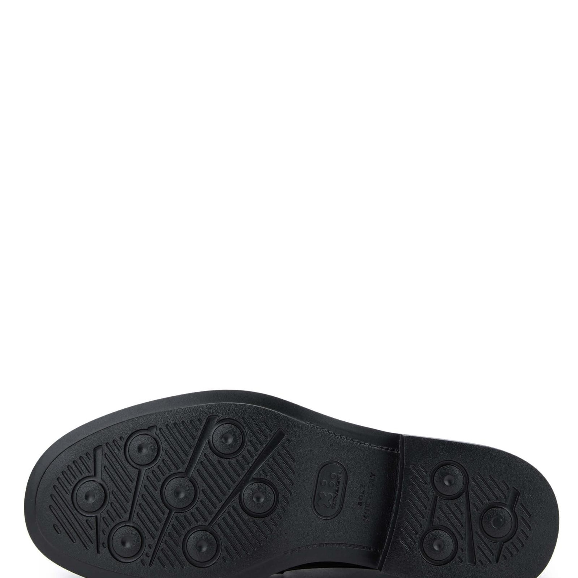 Tamer Tanca Erkek Hakiki Deri Siyah Açma Casual Ayakkabı