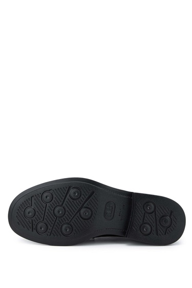  Tamer Tanca Erkek Hakiki Deri Siyah Açma Casual Ayakkabı