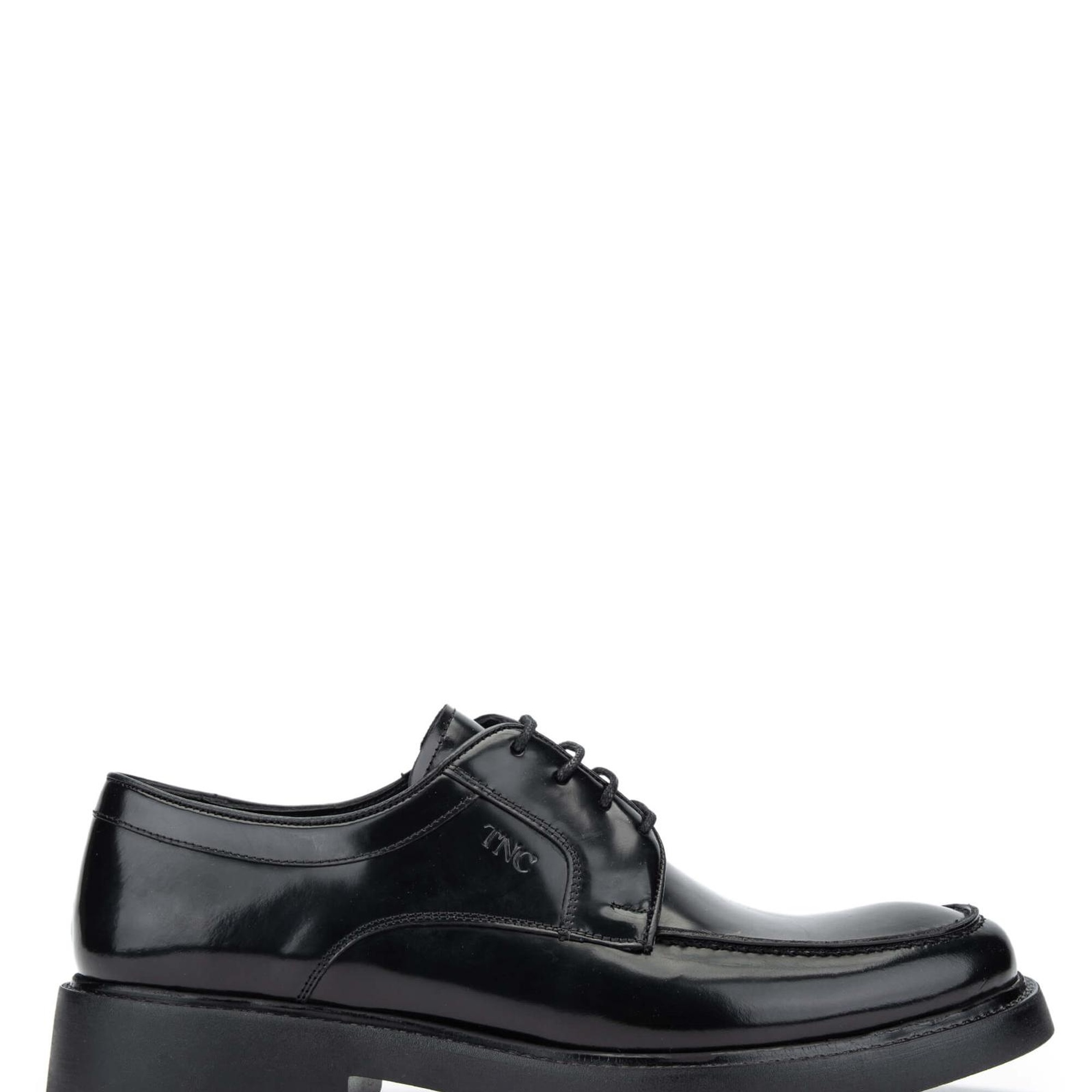 Tamer Tanca Erkek Hakiki Deri Siyah Açma Casual Ayakkabı