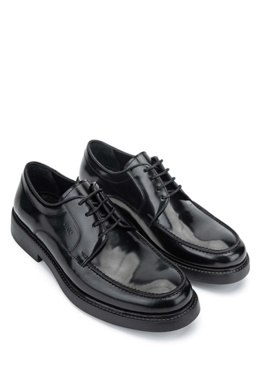  Tamer Tanca Erkek Hakiki Deri Siyah Açma Casual Ayakkabı