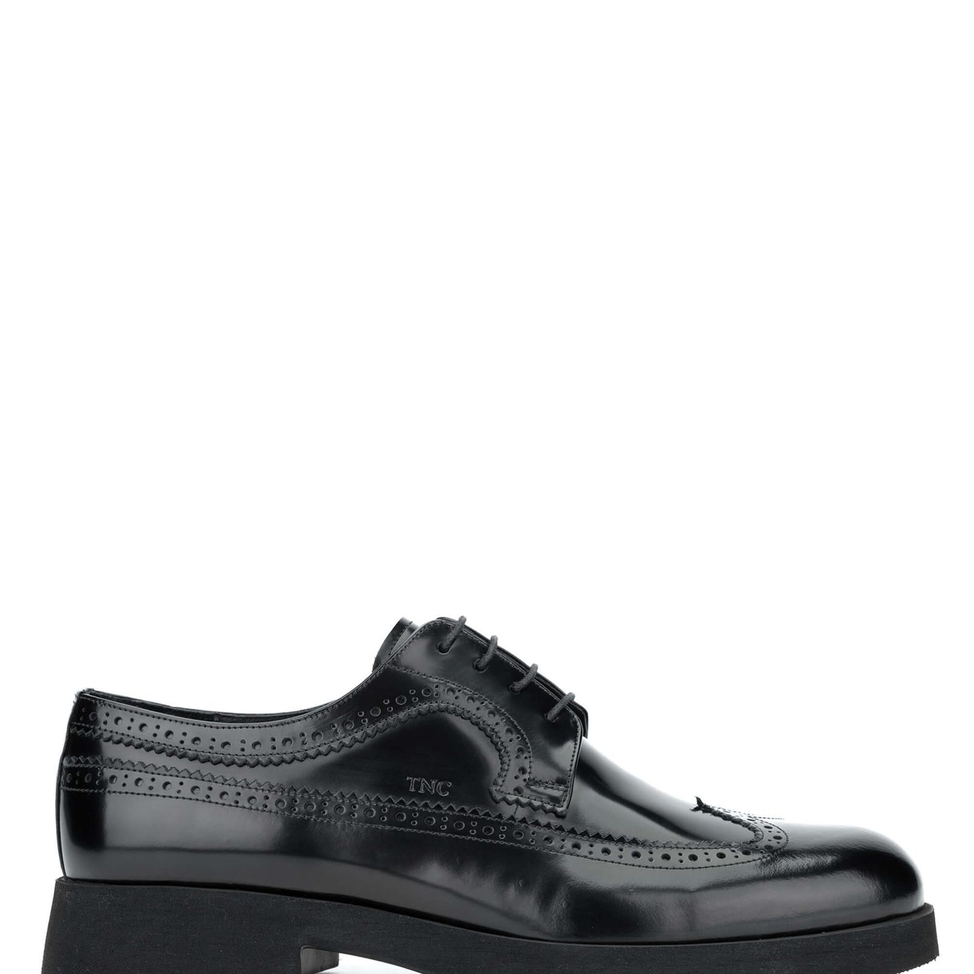 Tamer Tanca Erkek Hakiki Deri Siyah Açma Casual Ayakkabı