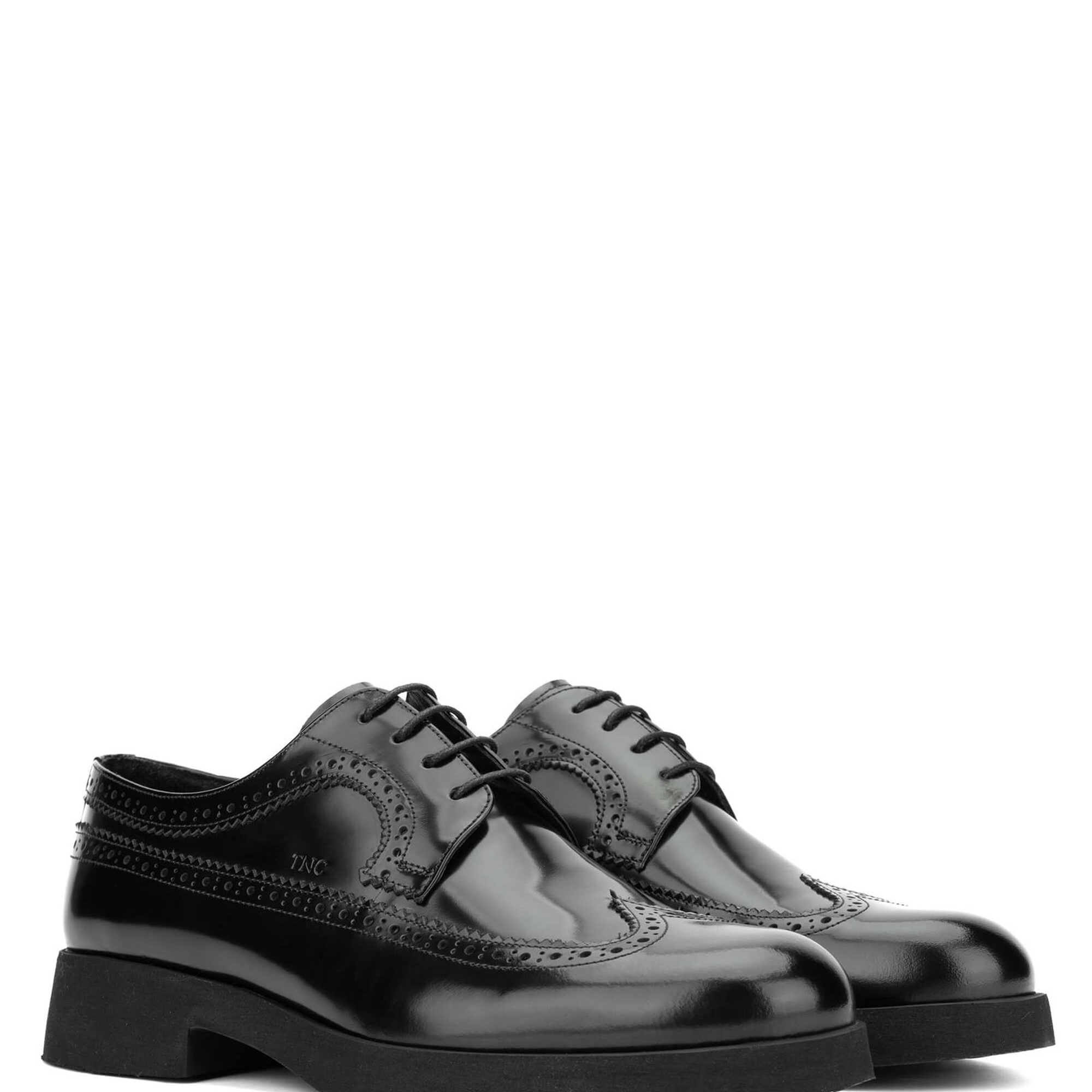 Tamer Tanca Erkek Hakiki Deri Siyah Açma Casual Ayakkabı