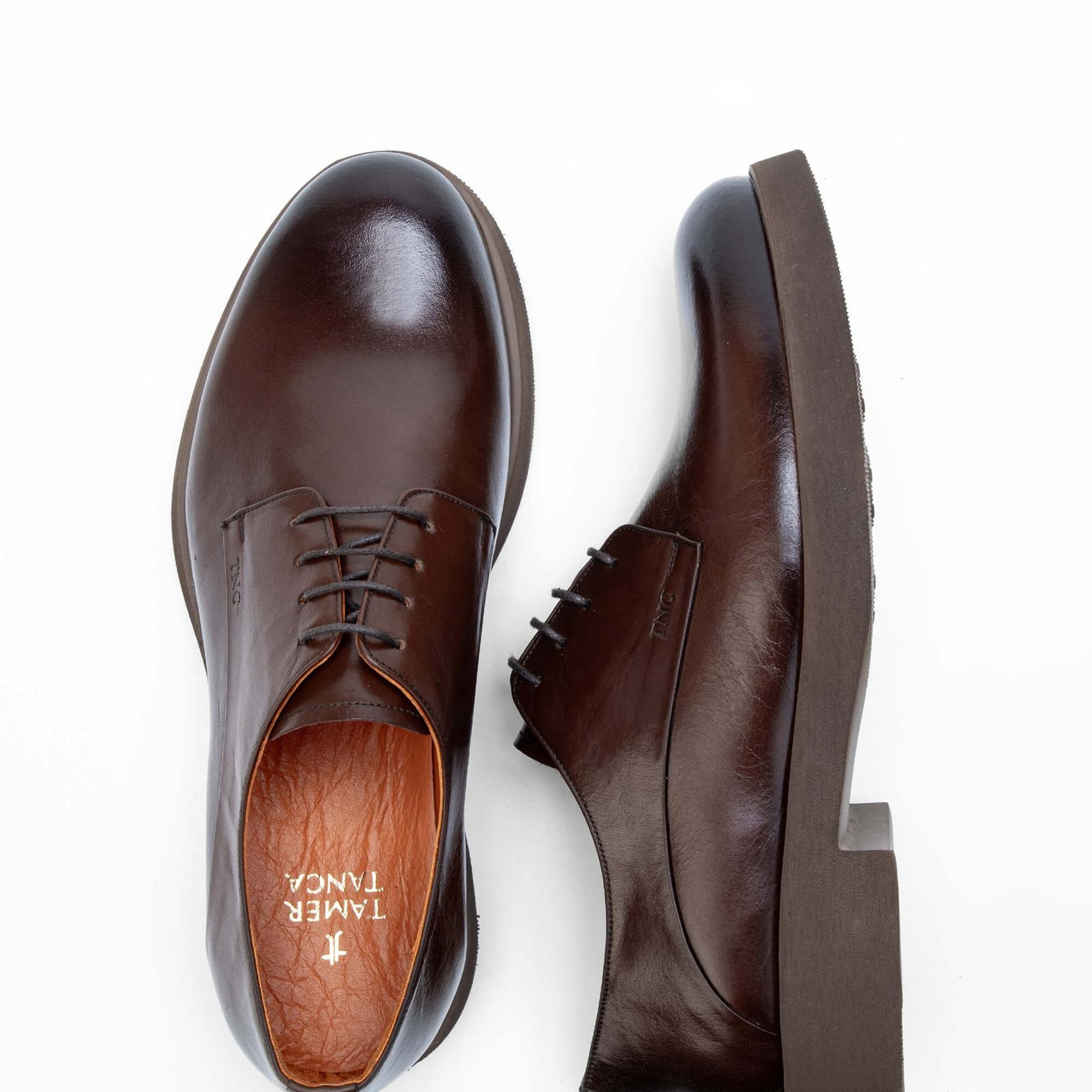 Tamer Tanca Erkek Hakiki Deri Taba Bufalo Casual Ayakkabı