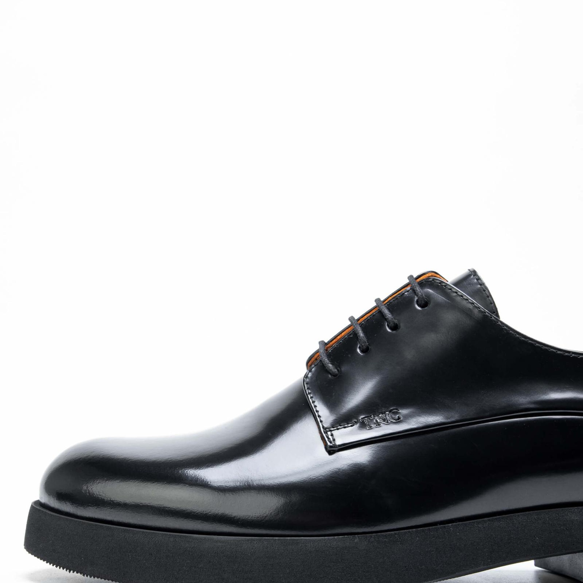 Tamer Tanca Erkek Hakiki Deri Siyah Açma Casual Ayakkabı