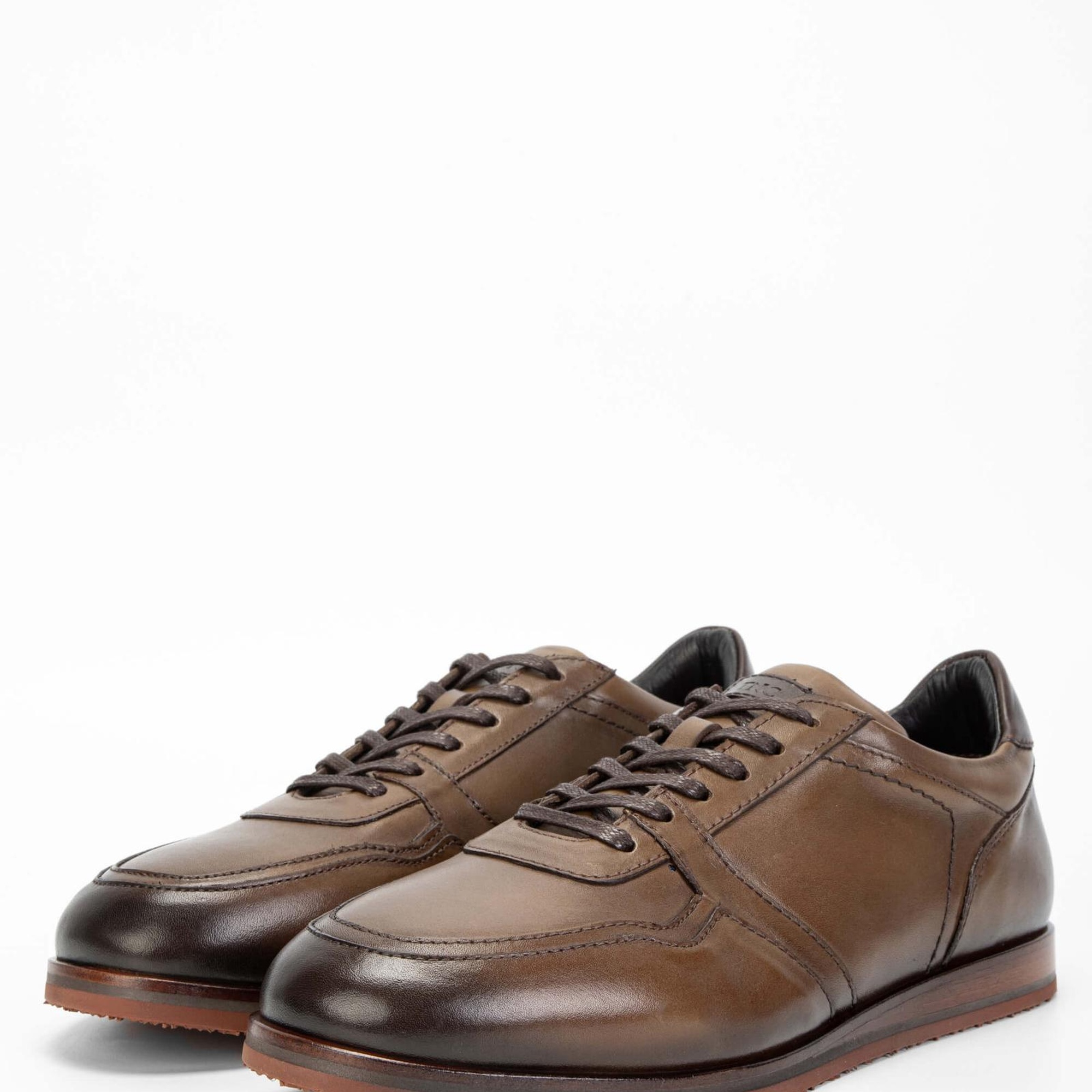 Tamer Tanca Erkek Hakiki Deri Kahverengi Casual Ayakkabı