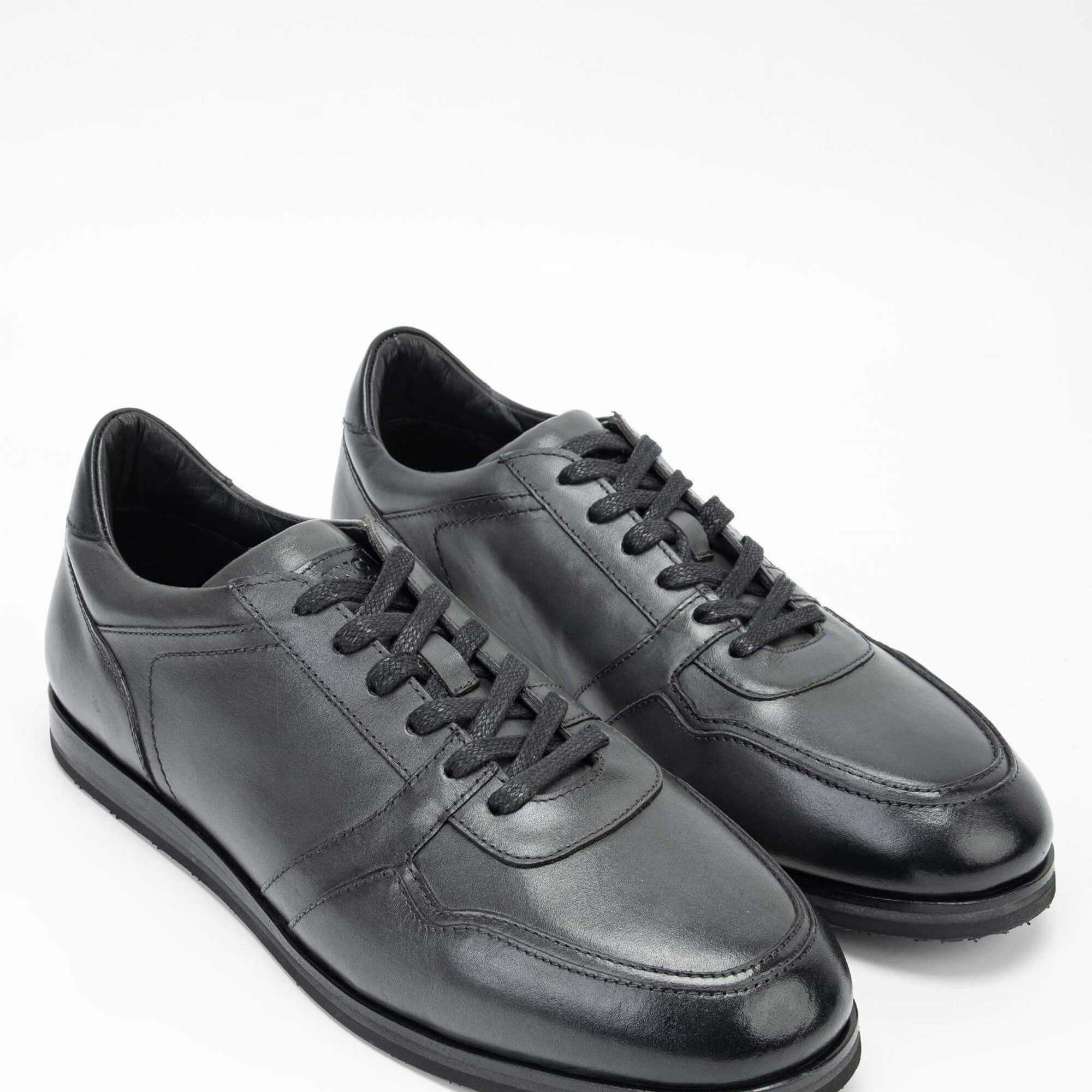 Tamer Tanca Erkek Hakiki Deri Gri Casual Ayakkabı