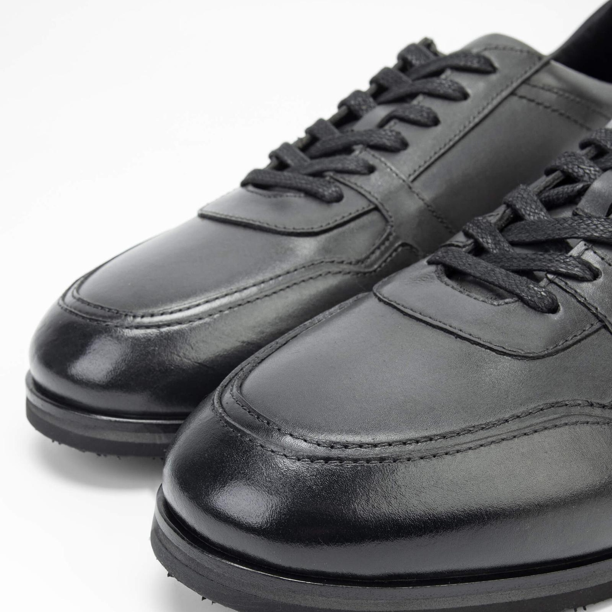 Tamer Tanca Erkek Hakiki Deri Gri Casual Ayakkabı