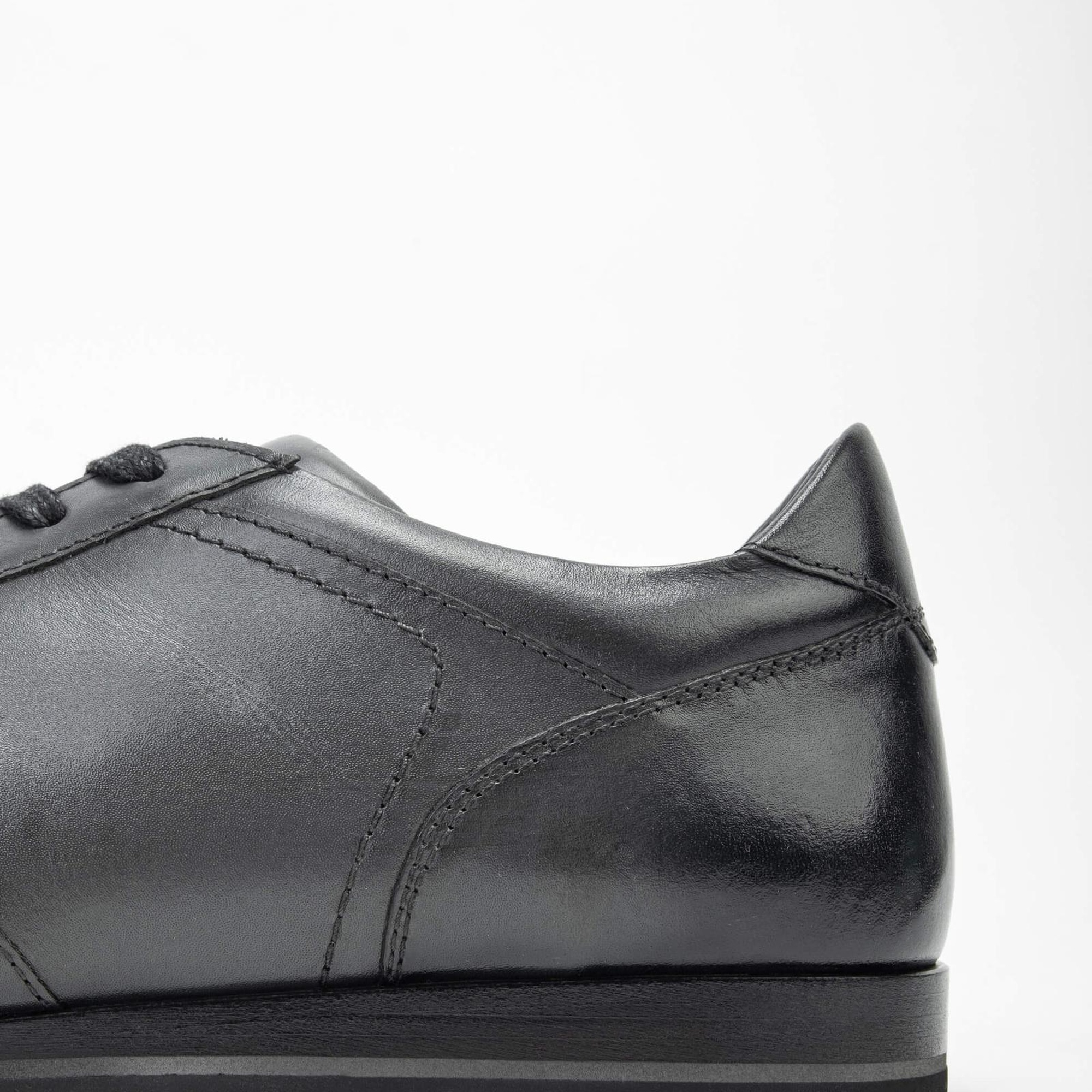 Tamer Tanca Erkek Hakiki Deri Gri Casual Ayakkabı