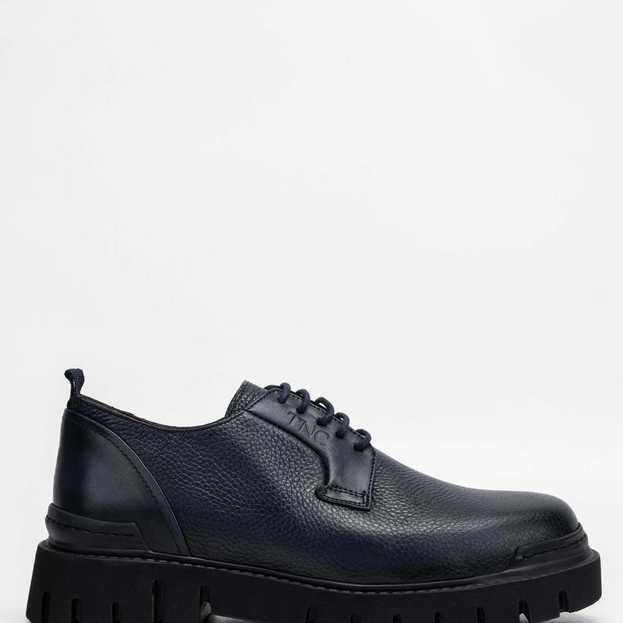 Tamer Tanca Erkek Hakiki Deri Lacivert Casual Ayakkabı