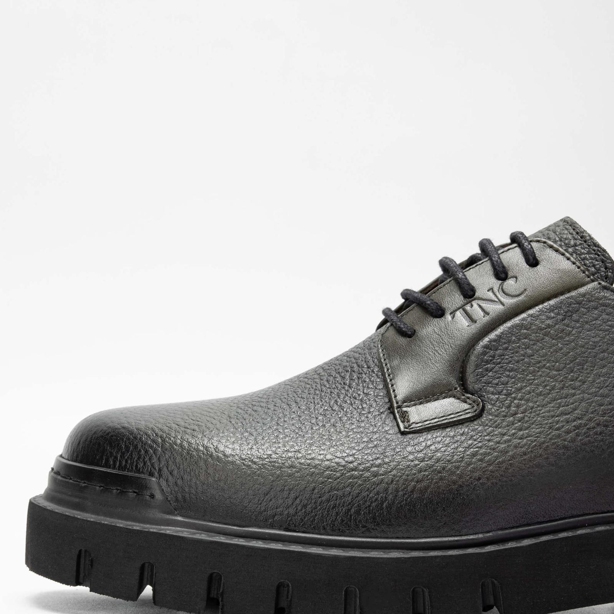 Tamer Tanca Erkek Hakiki Deri Yeşil Casual Ayakkabı