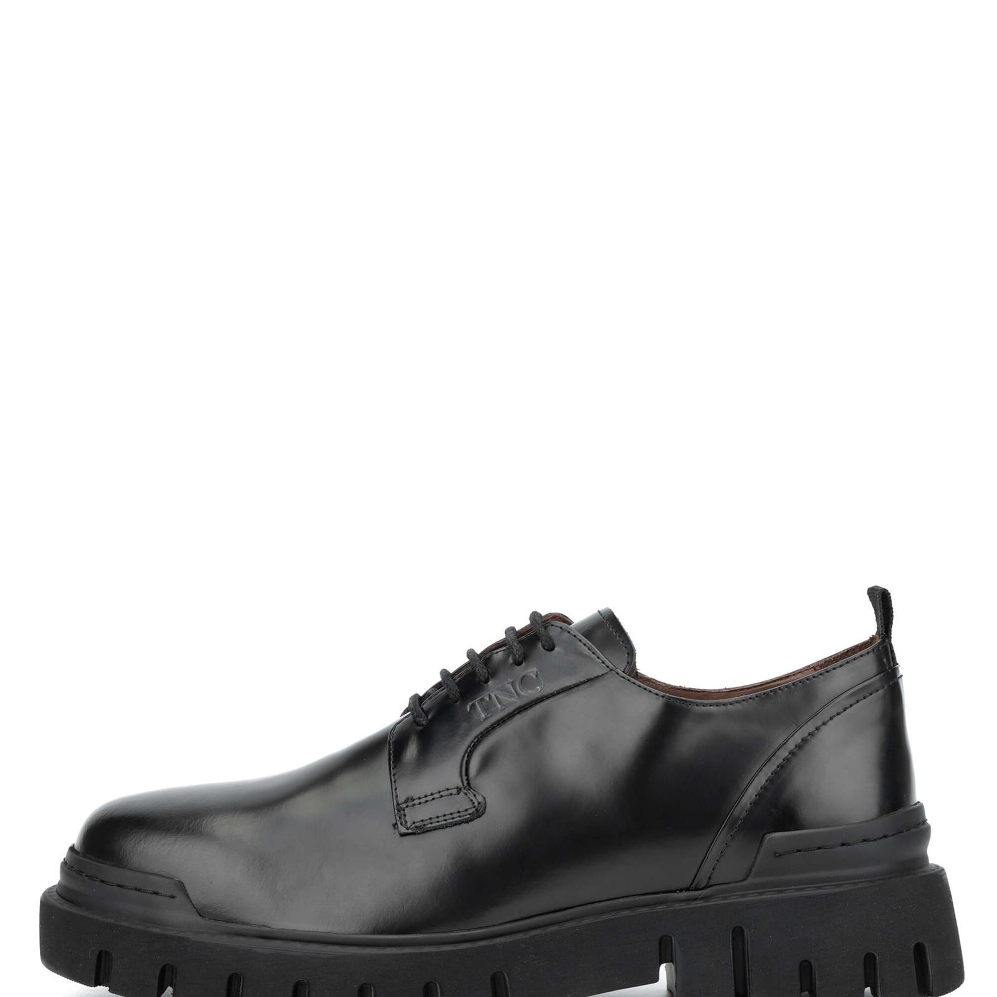 Tamer Tanca Erkek Hakiki Deri Siyah Açma Casual Ayakkabı