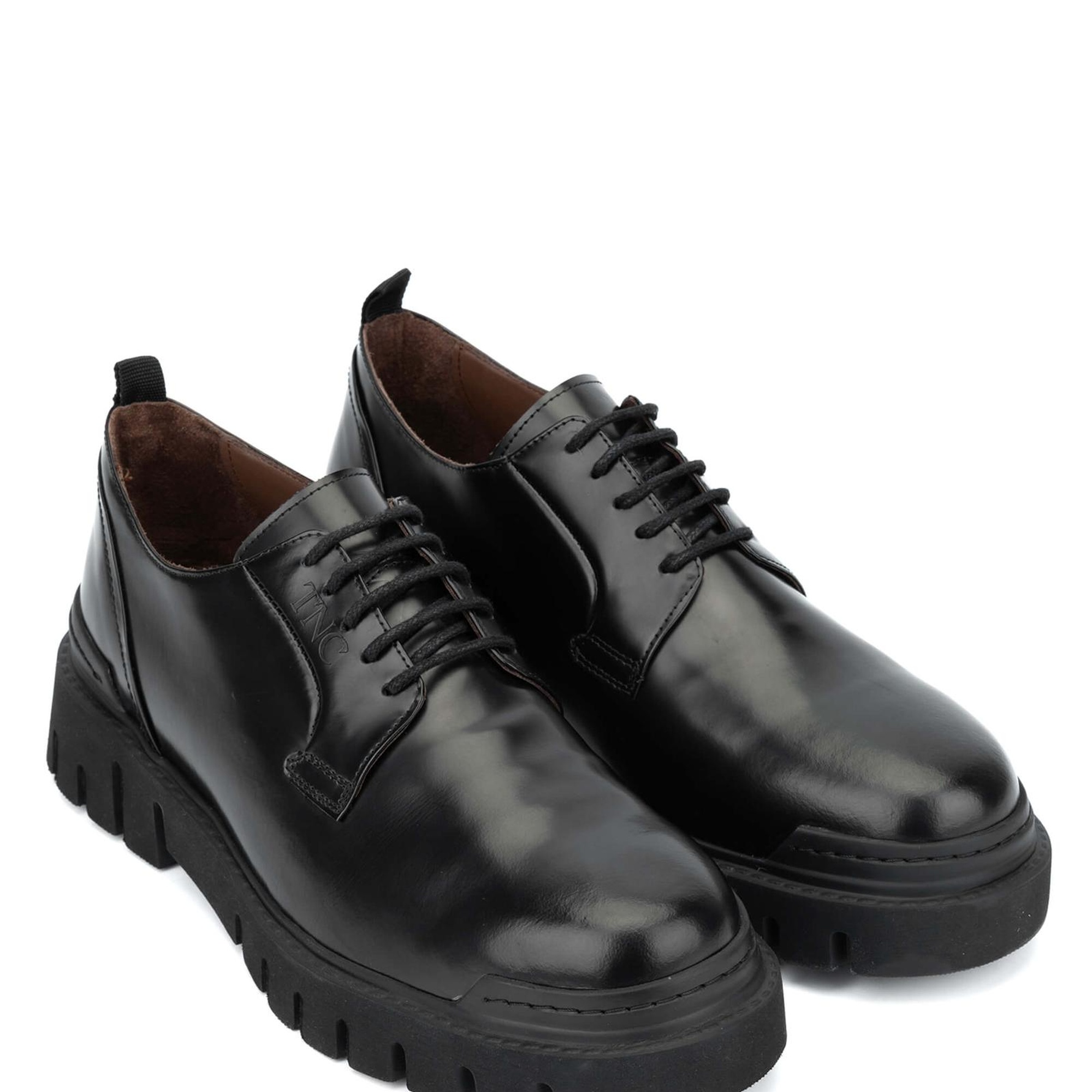 Tamer Tanca Erkek Hakiki Deri Siyah Açma Casual Ayakkabı