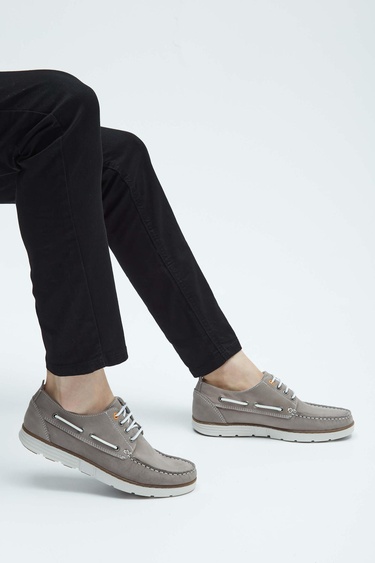  Tamer Tanca Erkek Hakiki Deri Taş Casual Ayakkabı