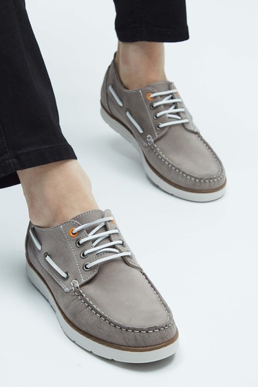  Tamer Tanca Erkek Hakiki Deri Taş Casual Ayakkabı