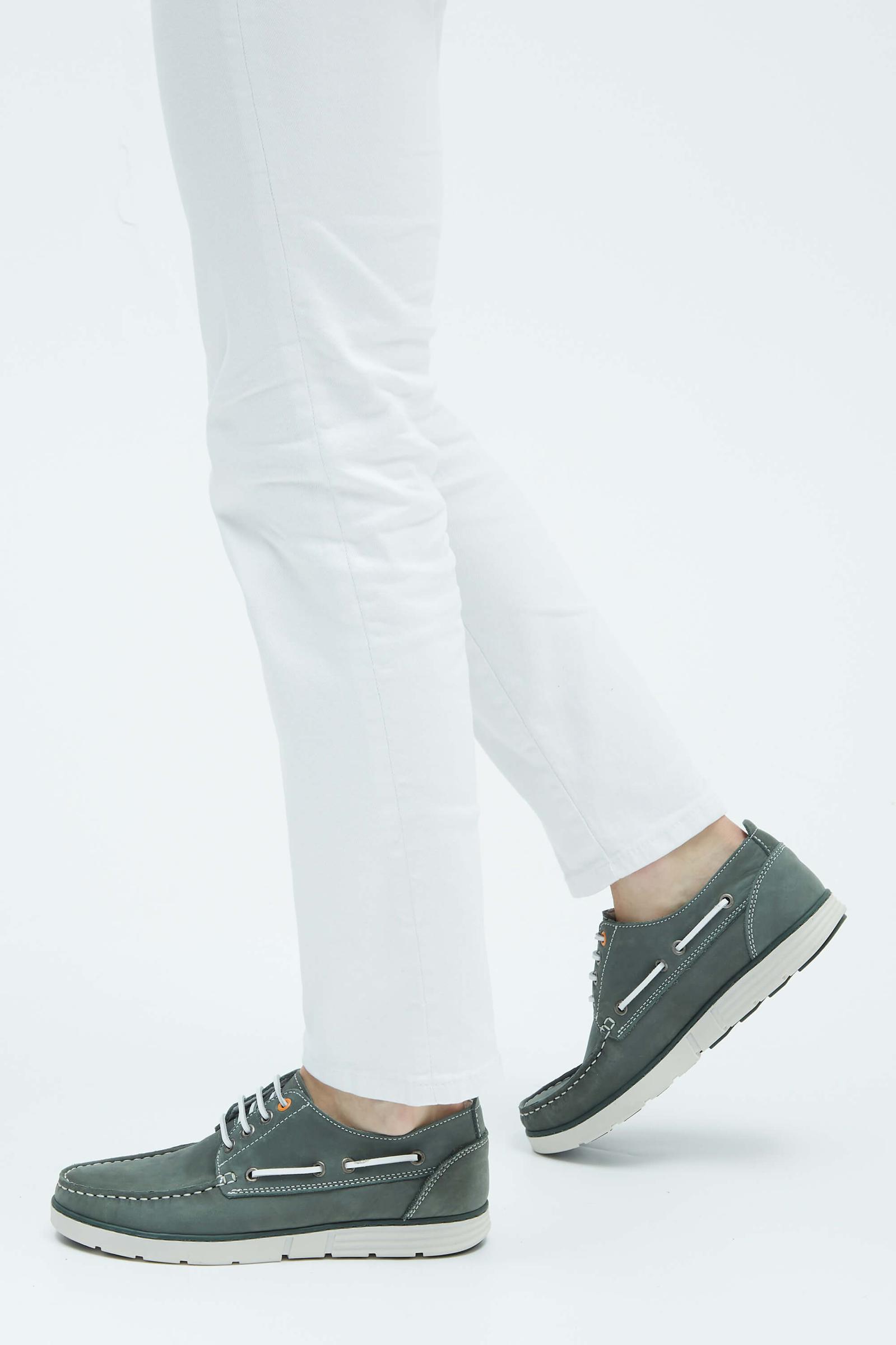  Tamer Tanca Erkek Hakiki Deri Yeşil Casual Ayakkabı