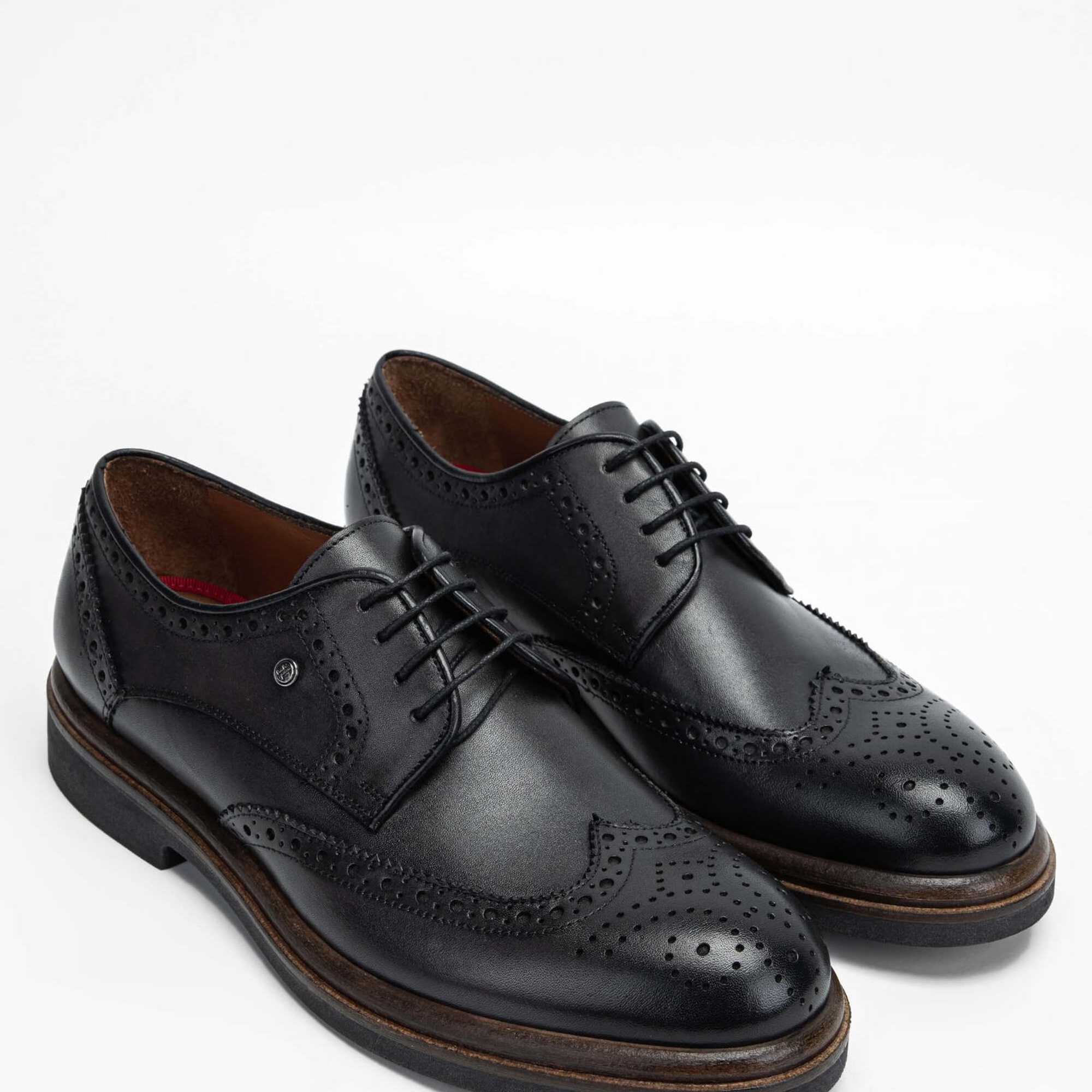 Tamer Tanca Erkek Hakiki Deri Siyah Casual Ayakkabı