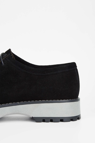  Tamer Tanca Erkek Hakiki Deri Siyah Süet Casual Ayakkabı