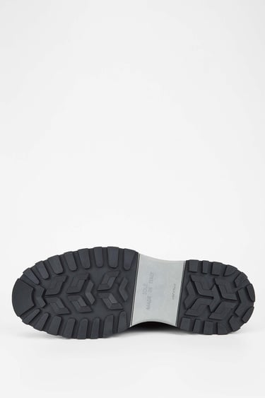  Tamer Tanca Erkek Hakiki Deri Siyah Süet Casual Ayakkabı