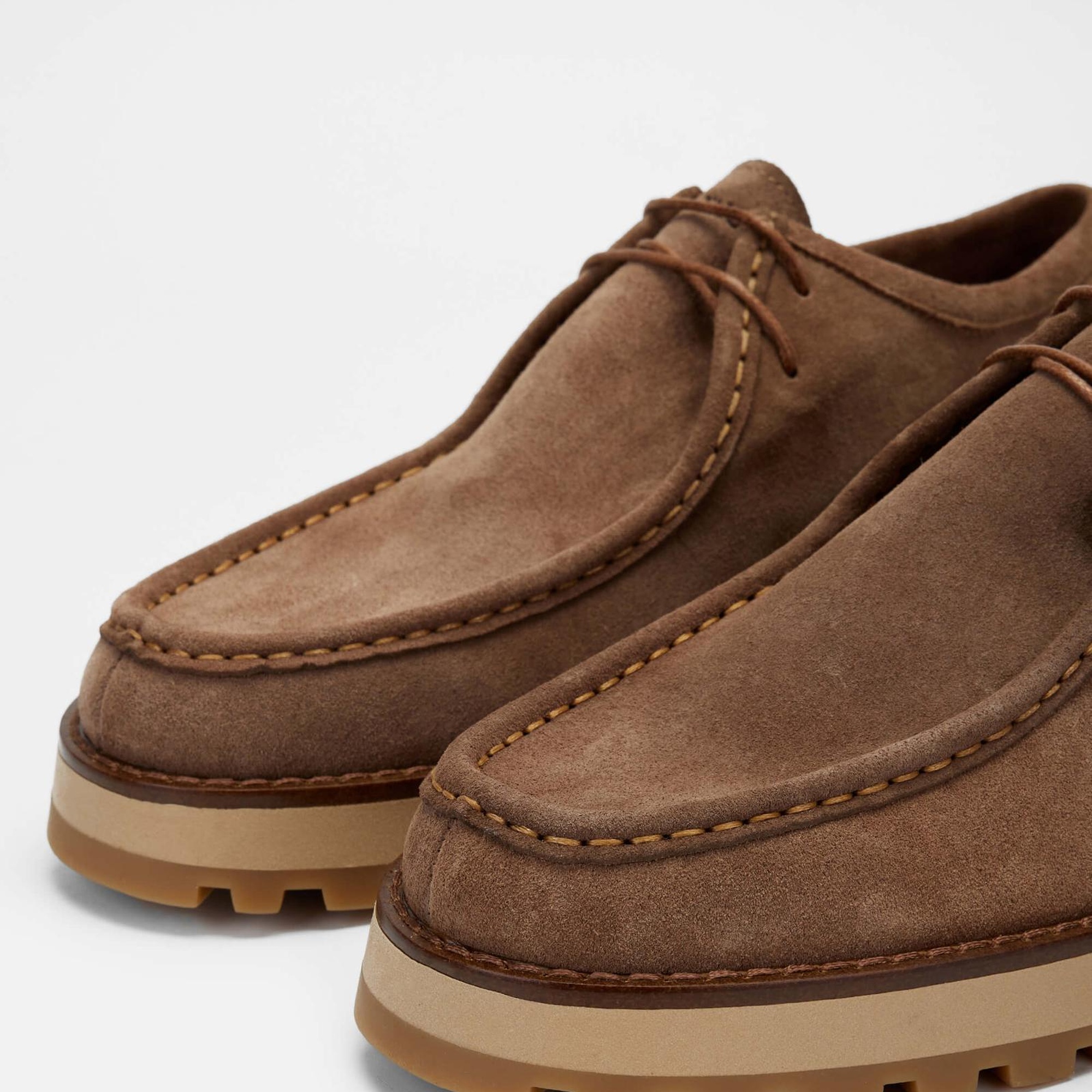 Tamer Tanca Erkek Hakiki Deri Kahverengi Casual Ayakkabı