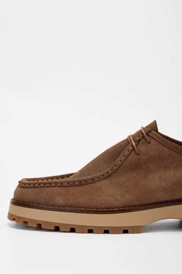  Tamer Tanca Erkek Hakiki Deri Kahverengi Casual Ayakkabı