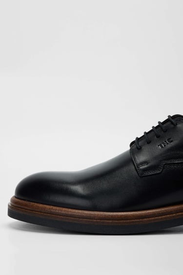  Tamer Tanca Erkek Hakiki Deri Siyah Casual Ayakkabı