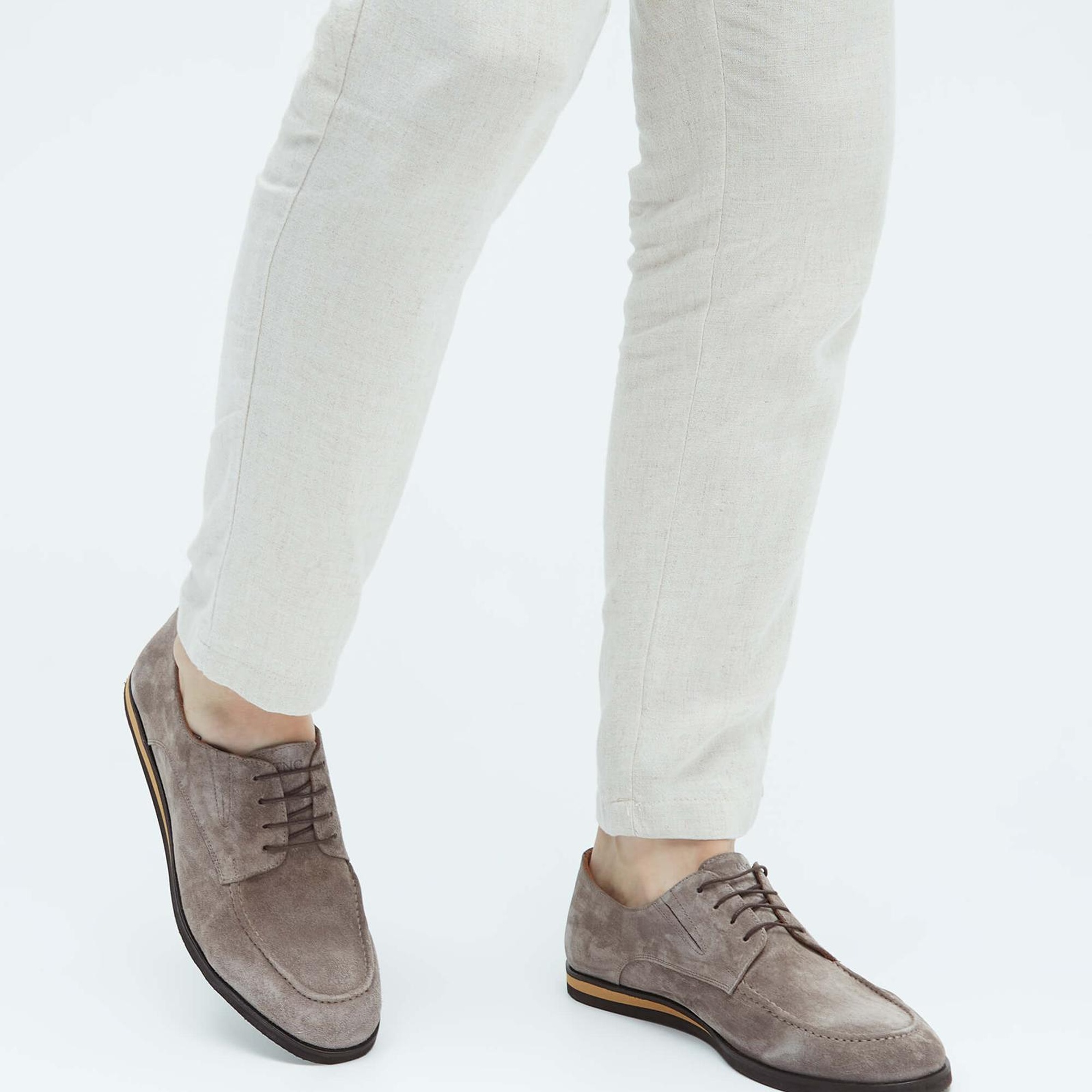 Tamer Tanca Erkek Hakiki Deri Kahverengi Casual Ayakkabı