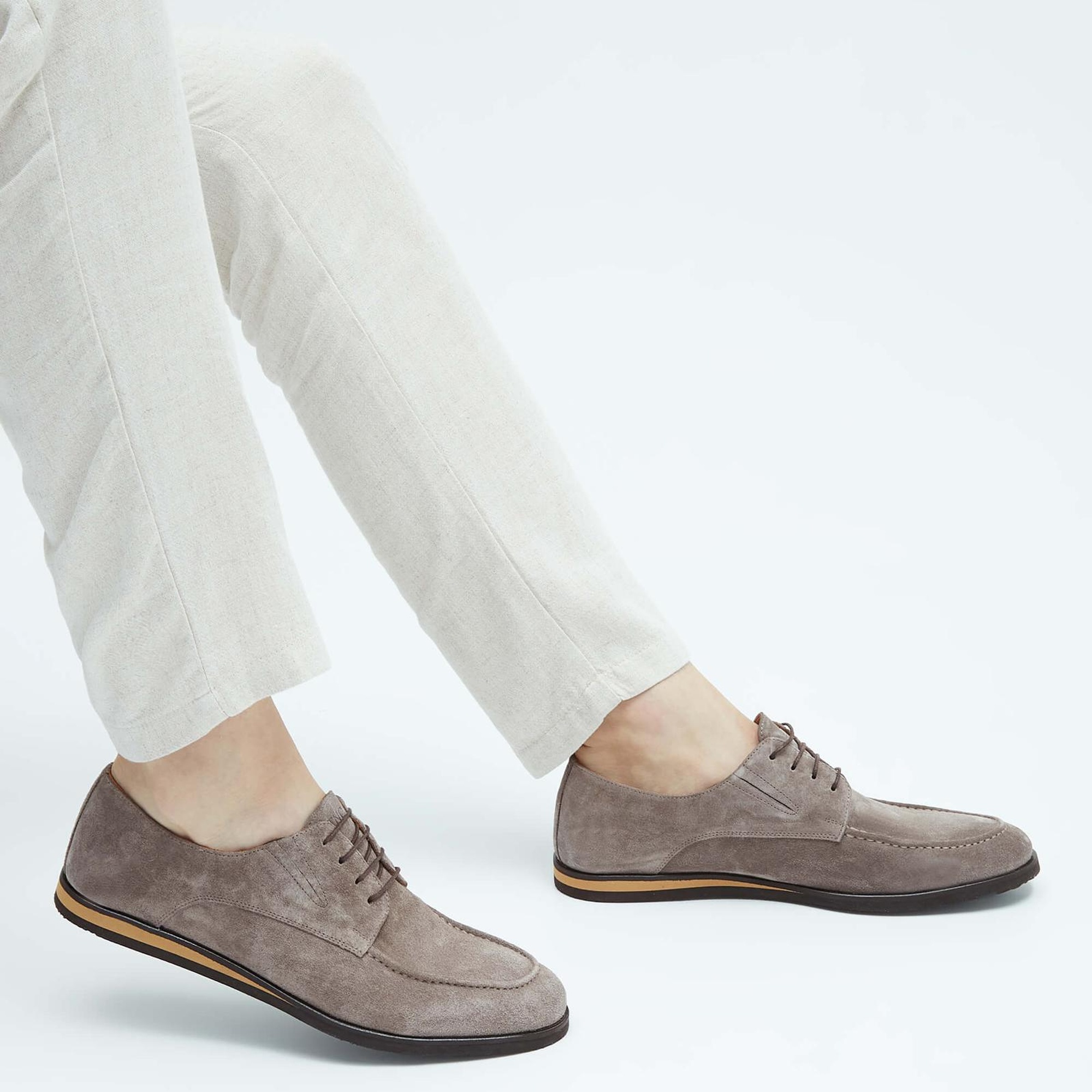 Tamer Tanca Erkek Hakiki Deri Kahverengi Casual Ayakkabı