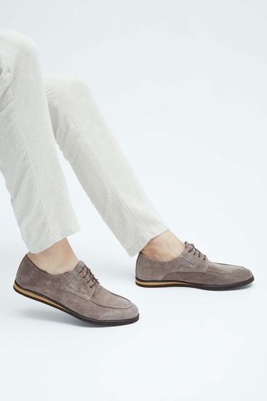  Tamer Tanca Erkek Hakiki Deri Kahverengi Casual Ayakkabı