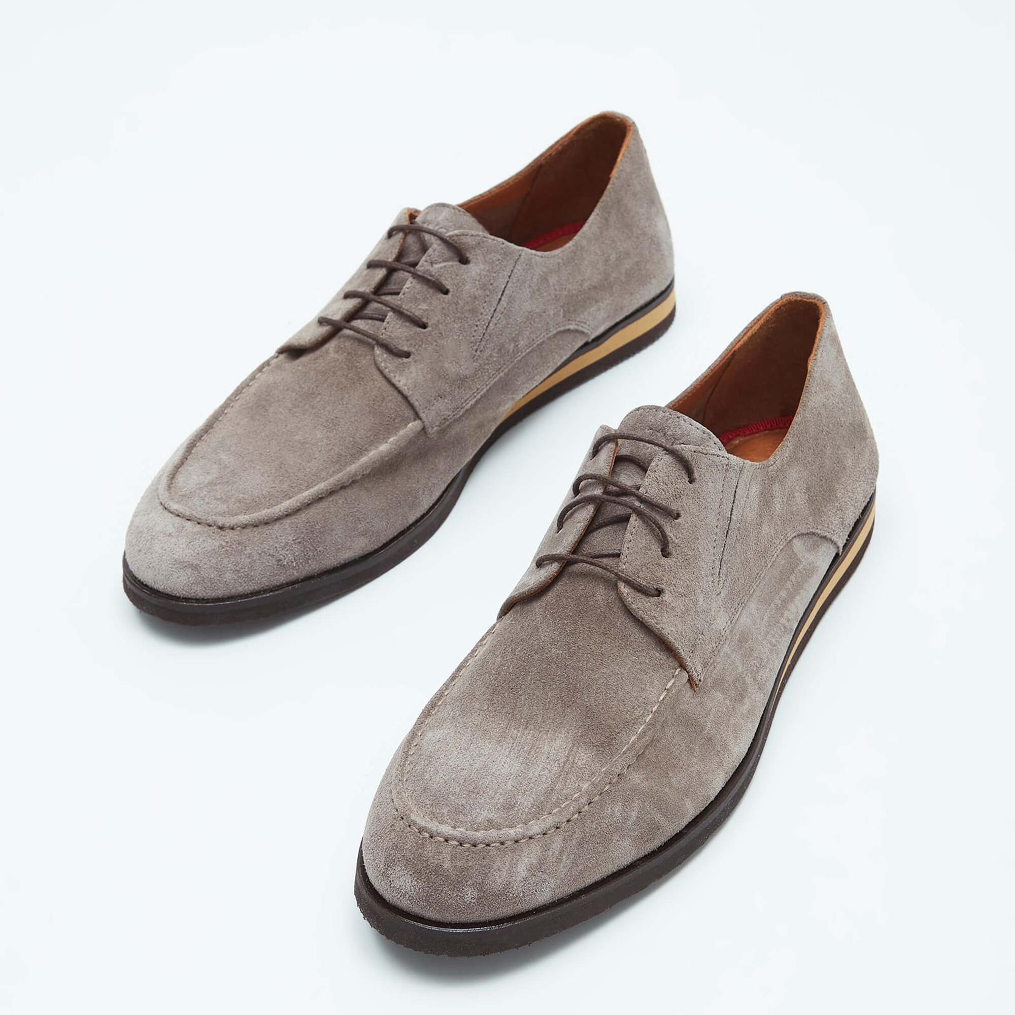 Tamer Tanca Erkek Hakiki Deri Kahverengi Casual Ayakkabı