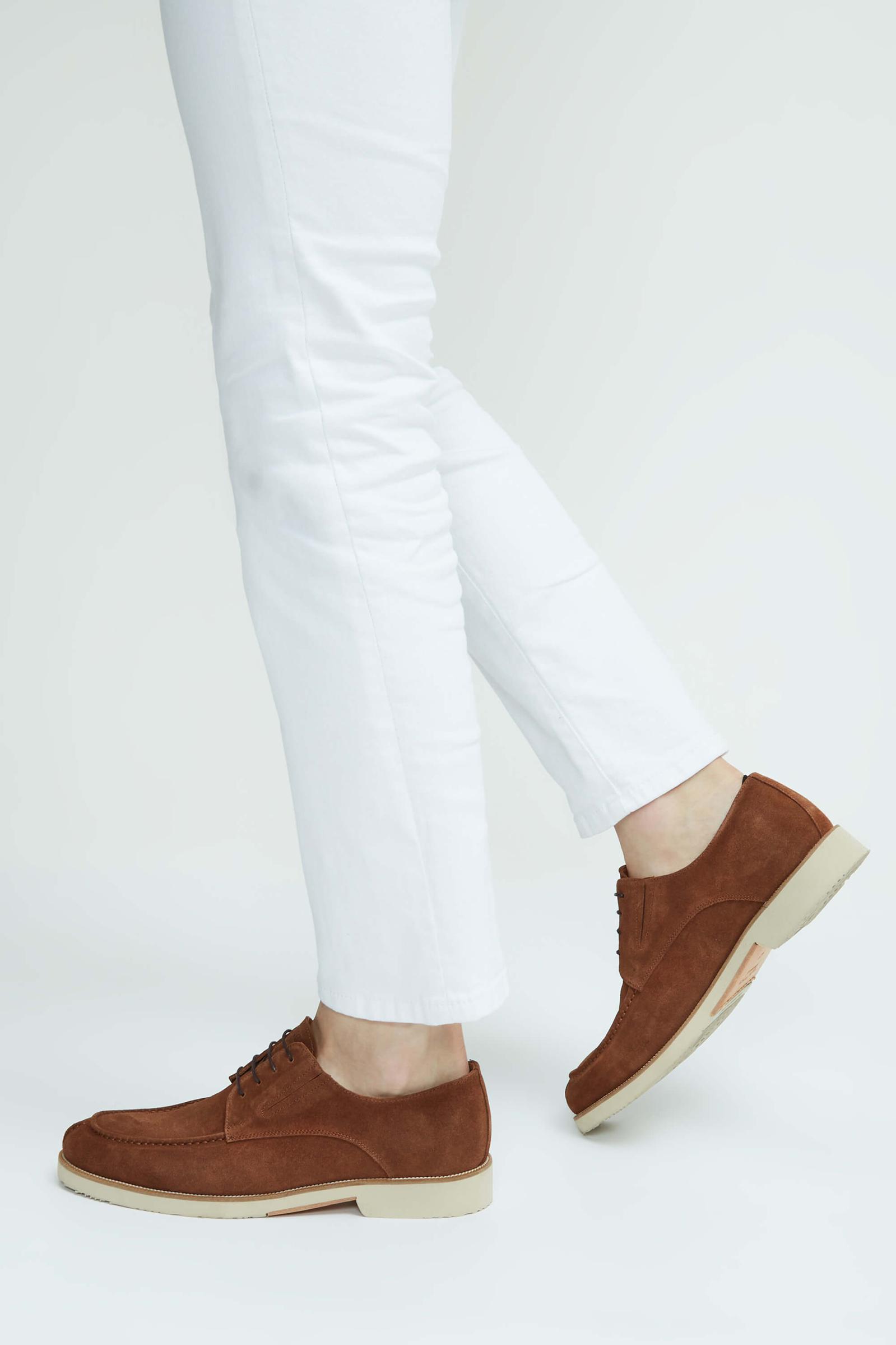  Tamer Tanca Erkek Hakiki Deri Tarçın Casual Ayakkabı